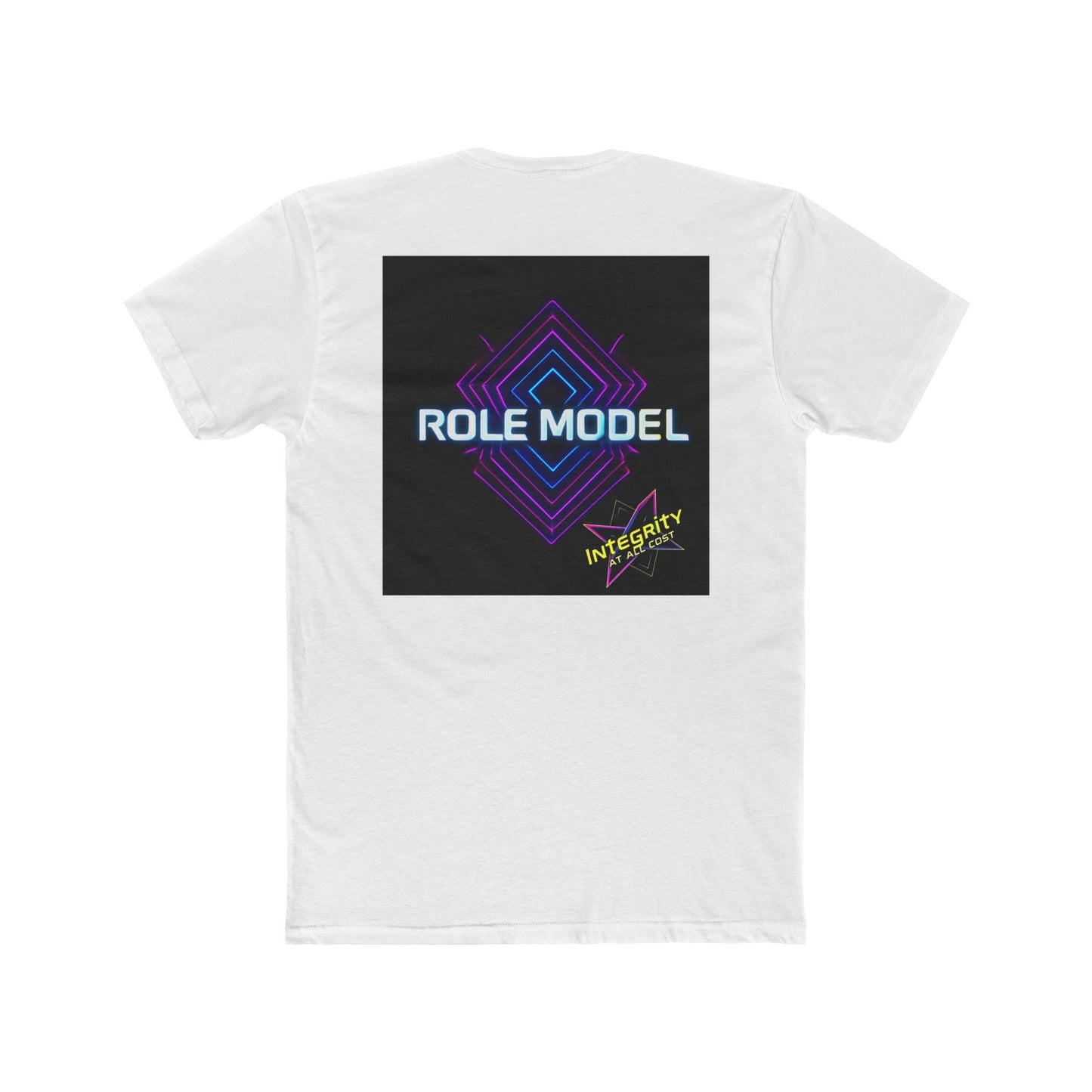 Unisex Cotton Crew Tee with Honor Respect and Role Model Design - Ideal for Gifts, Casual Wear, Appreciation Events, and Motivational Days