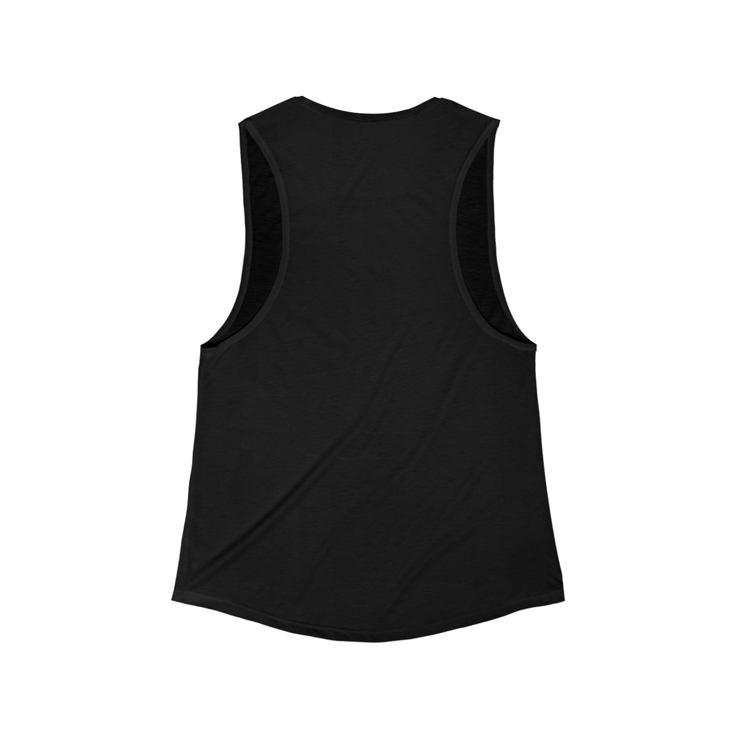 Women's Flowy Scoop Muscle Tank - NY Chica Graphic, Casual Summer Wear, Fashionable Sports Top, Gift for Her, Trendy Urban Style
