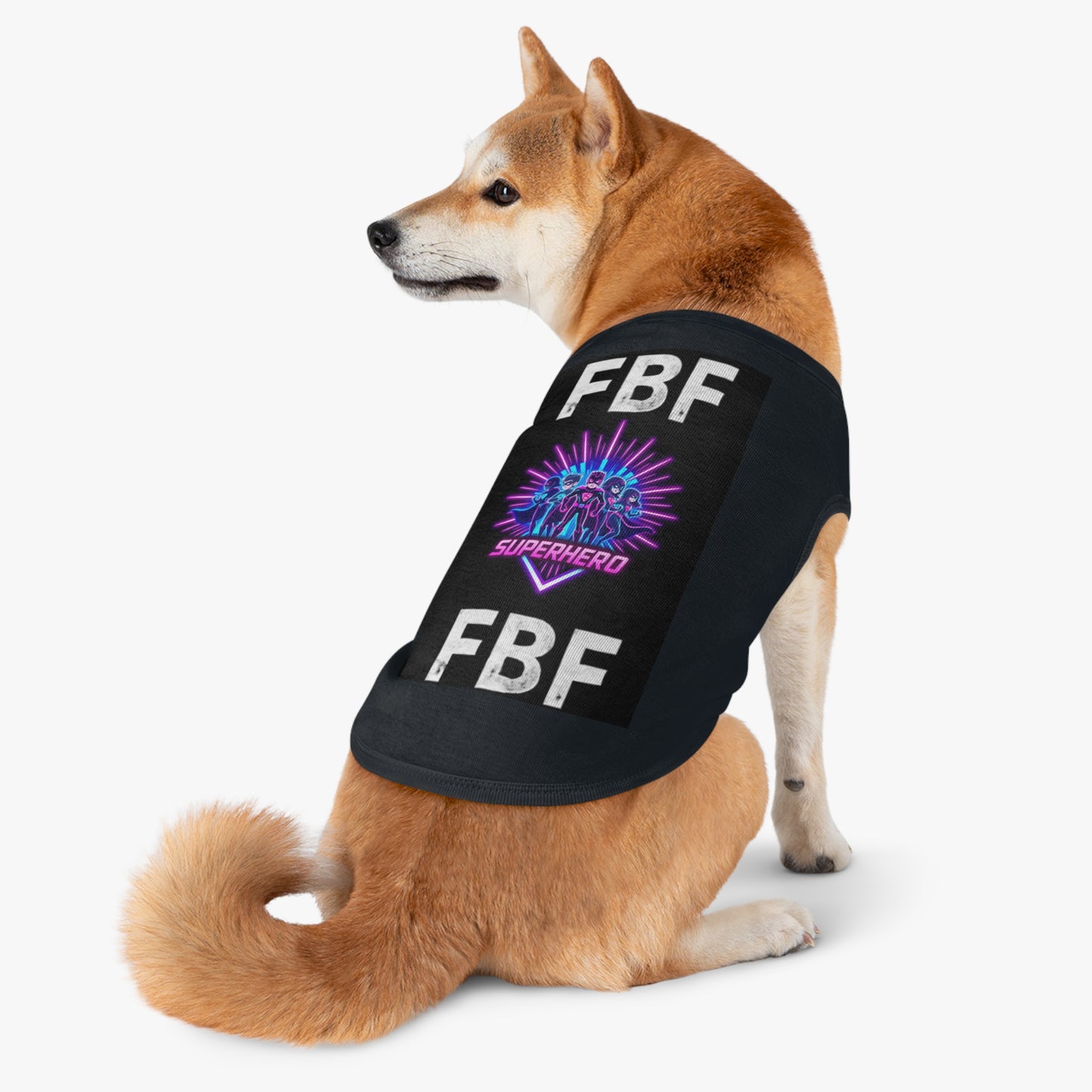 Superhero Pet Tank Top | Cute Dog Shirt, Pet Apparel for Comic Lovers, Gift for Pet Owners, Summer Wear, FBF Design