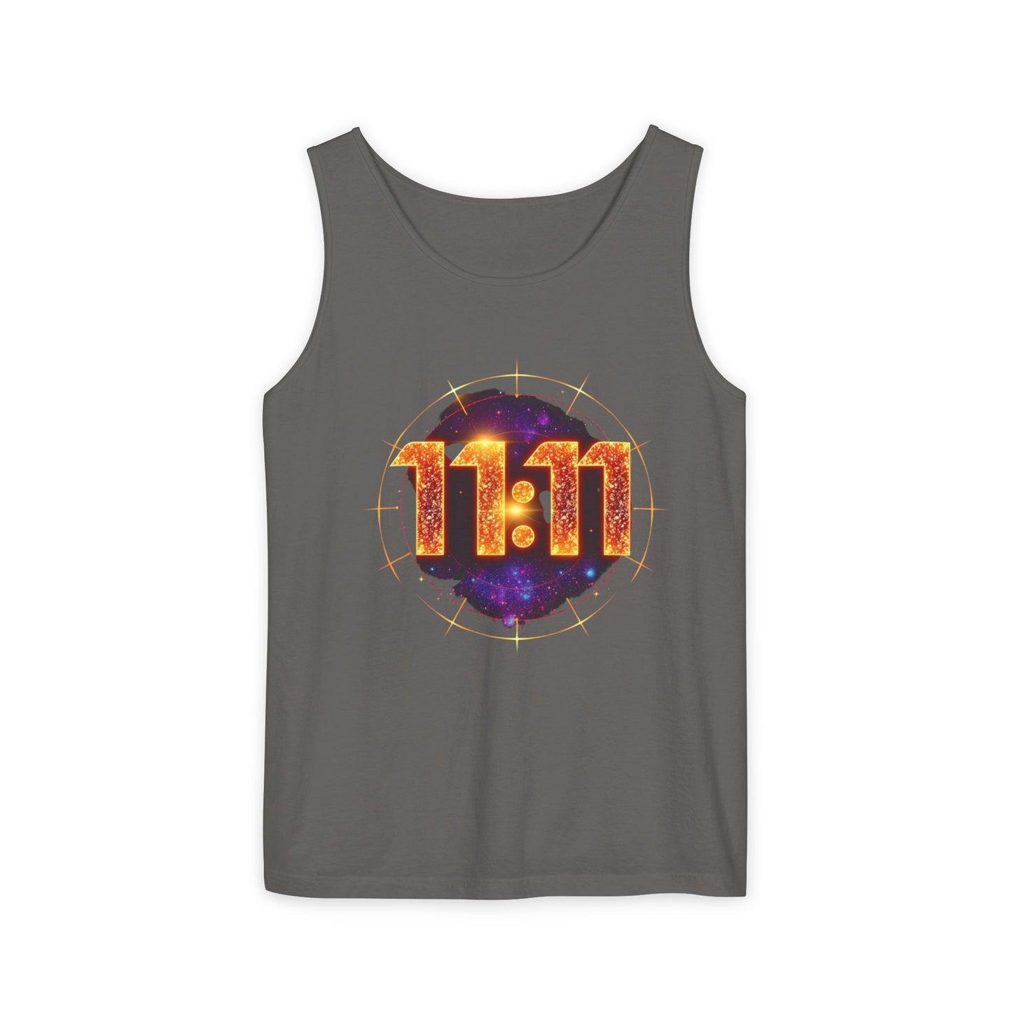 Celestial Glow Tank Top - 11:11 Design, Unisex, Festival Wear, Summer Style, Spiritual Gift, Casual Comfort