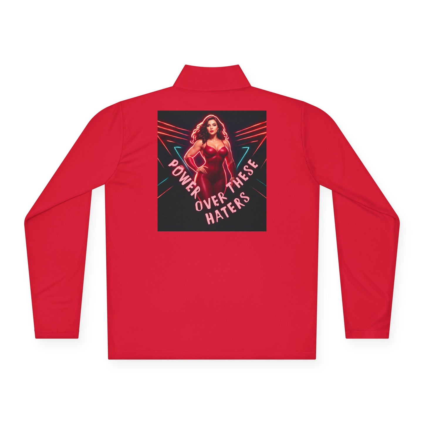 Power Over These Haters Quarter-Zip Pullover