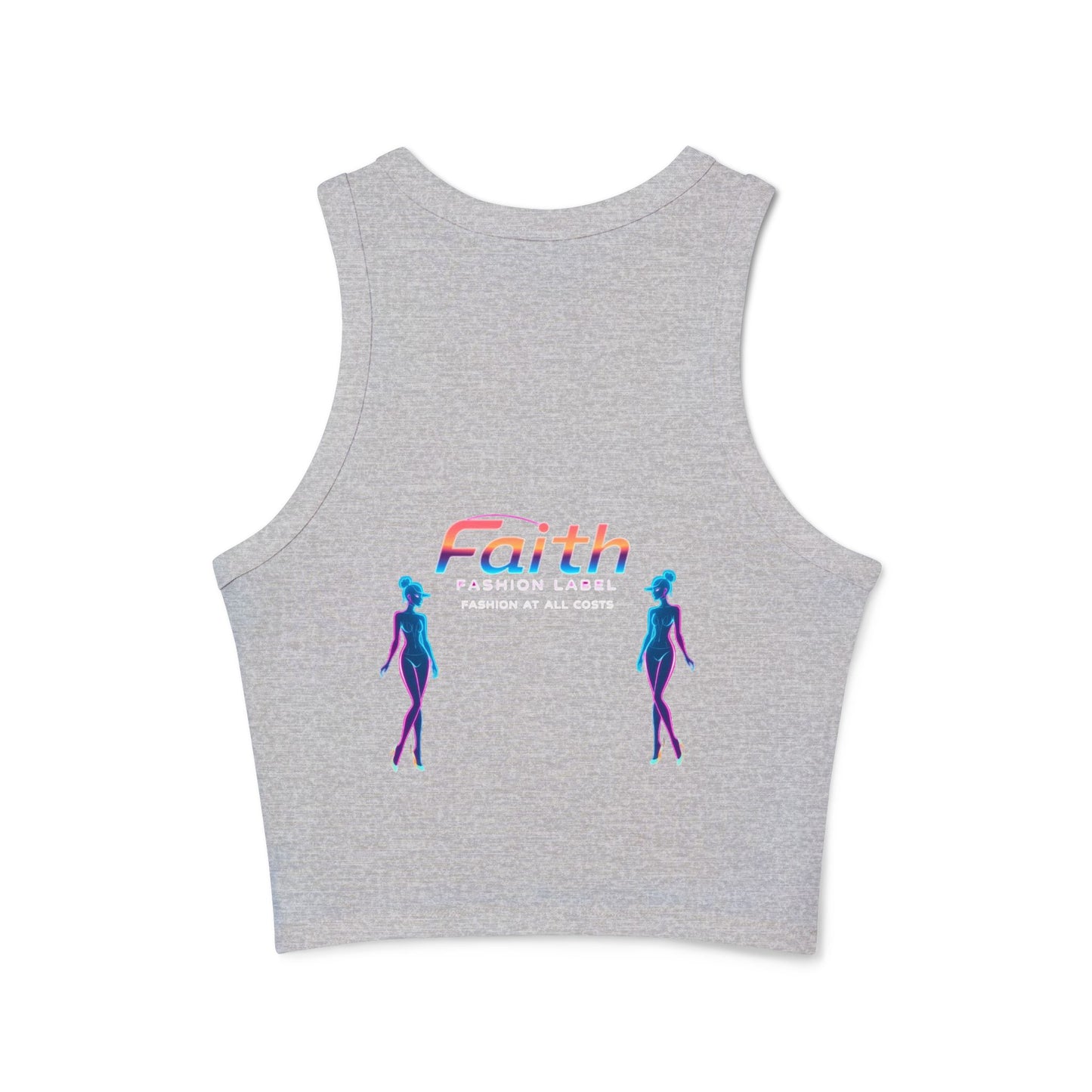 Women's Faith Racer Tank Top, Summer Top, Yoga Clothes, Casual Wear, Gift for Her, Festival Outfit