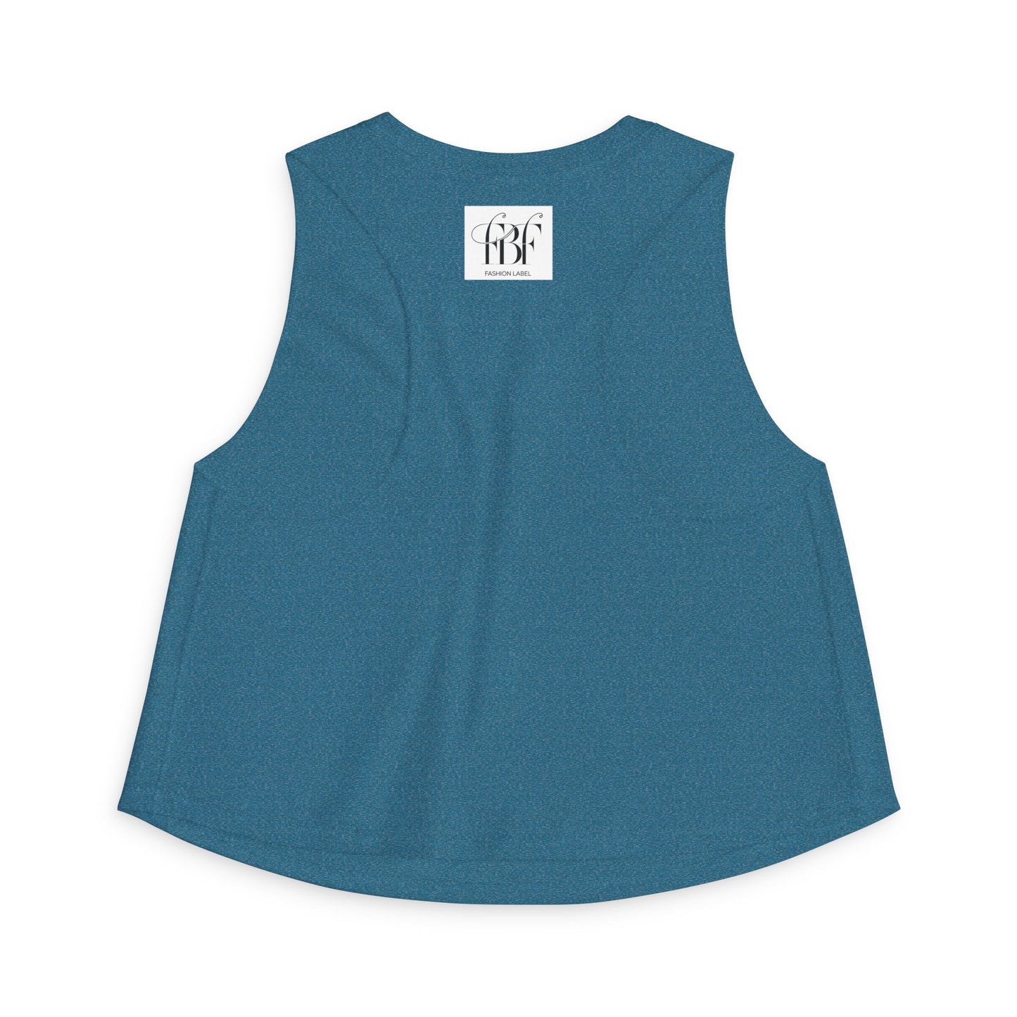 GiGi Italia Crop Top — Pink Glamour Silhouette Graphic
