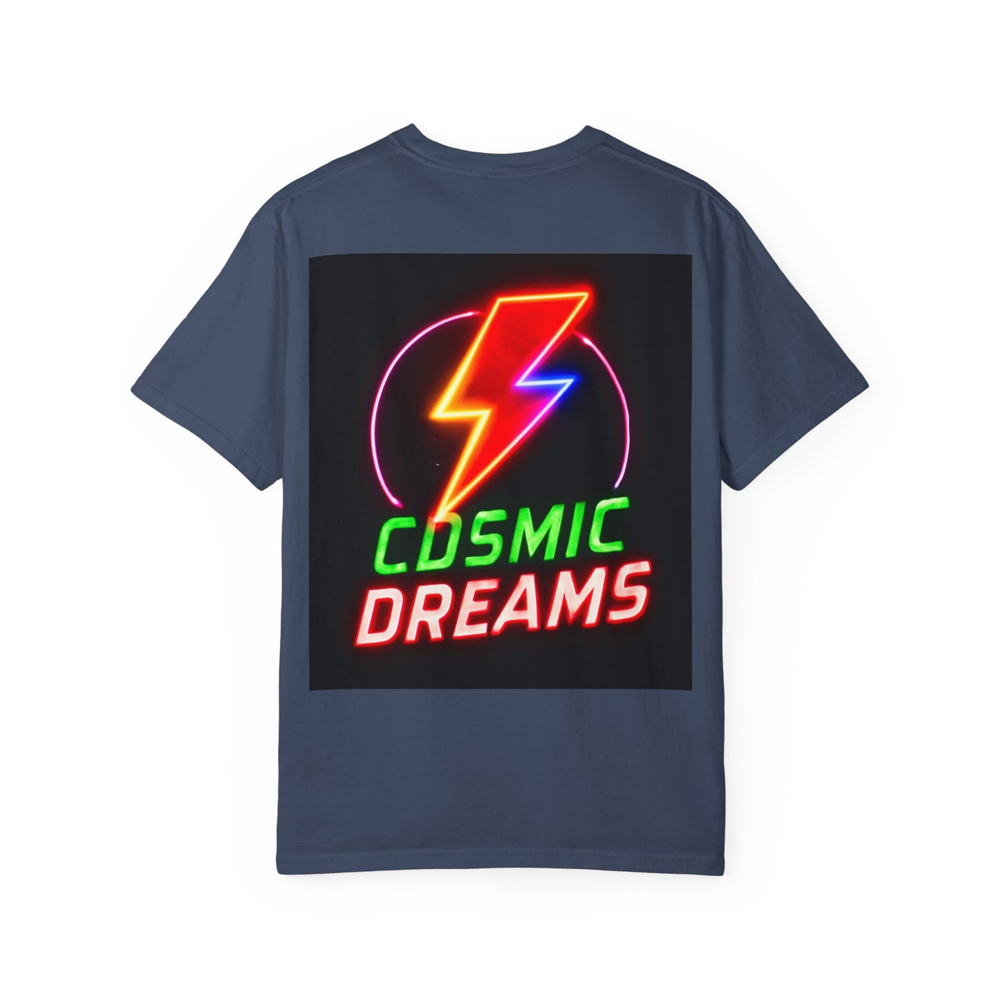 Vibrant Unisex Graphic T-Shirt, Cosmic Dreams Tee, Retro Neon Shirt, Stylish Casual Wear, Gift for Gamers & Dreamers