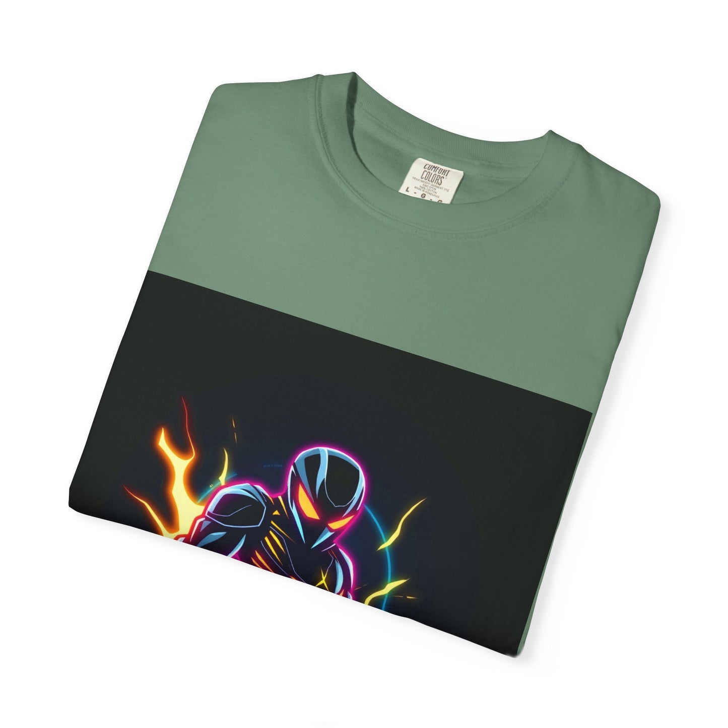 Vibrant Unisex Graphic T-Shirt, Cosmic Dreams Tee, Retro Neon Shirt, Stylish Casual Wear, Gift for Gamers & Dreamers