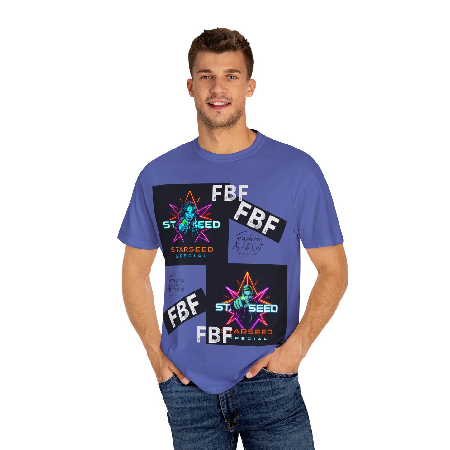 Garment-Dyed T-shirt, Trendy Graphic Tee, Casual Streetwear, Gift for Fashion Lovers, Unisex Style, Everyday Wear