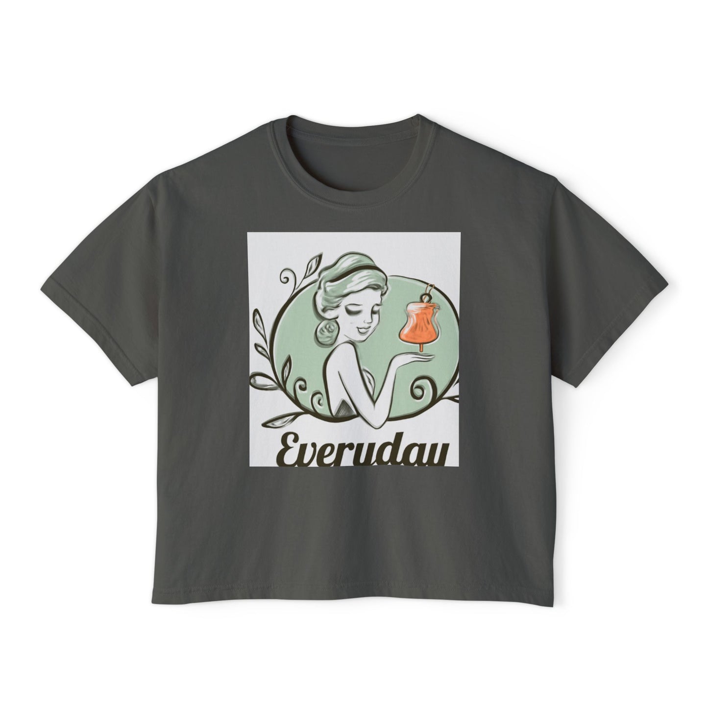 Everyday Vintage Beauty Boxy Tee — Women’s Graphic Fashion Top