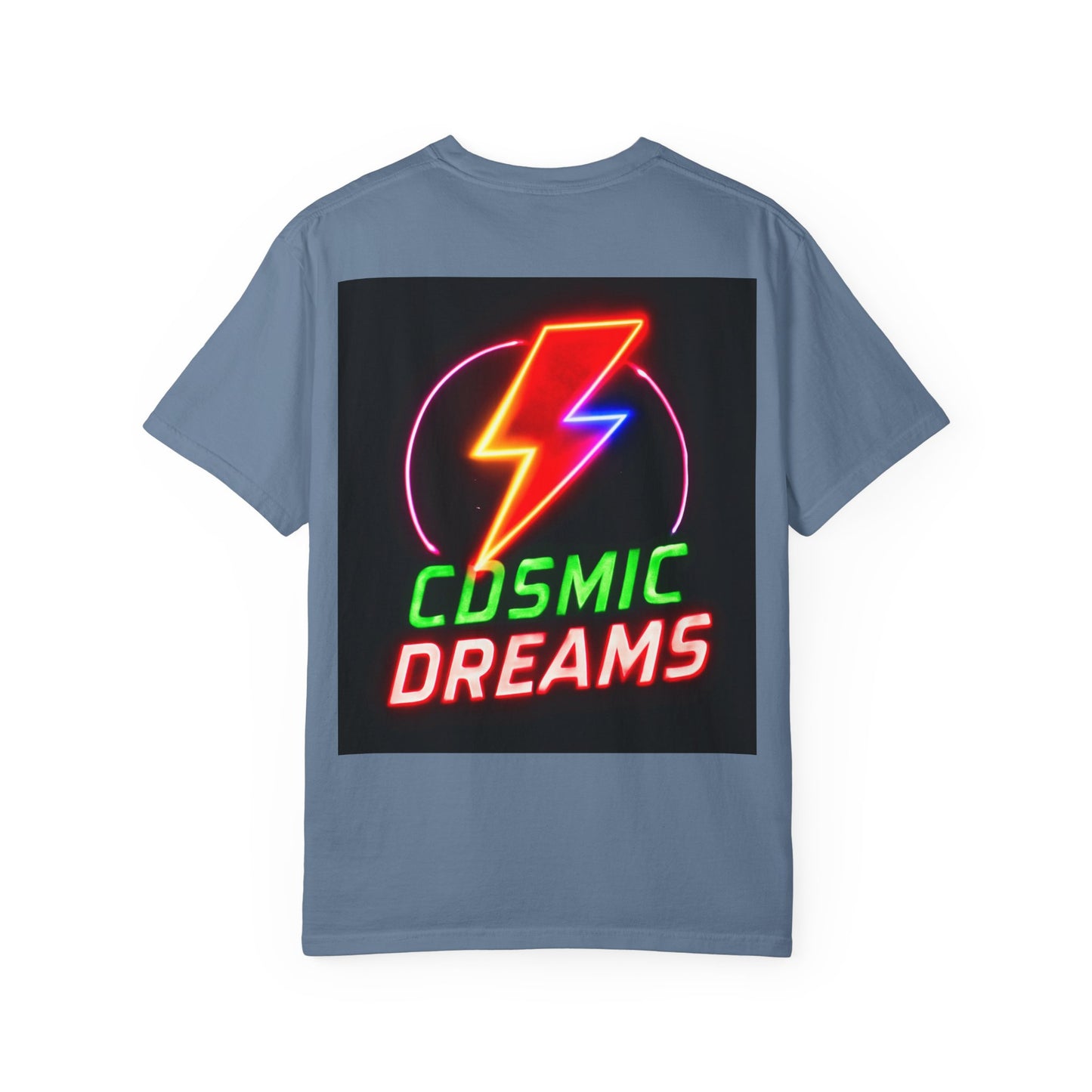 Vibrant Unisex Graphic T-Shirt, Cosmic Dreams Tee, Retro Neon Shirt, Stylish Casual Wear, Gift for Gamers & Dreamers