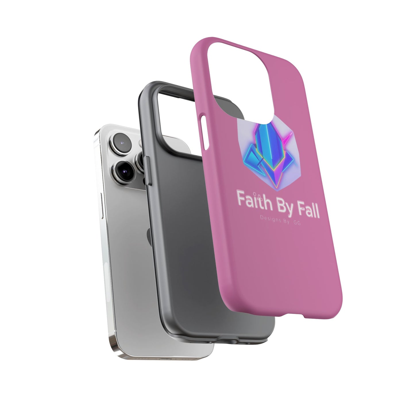Vibrant Phone Case with Motivational Design - Faith By Fall, Colorful Phone Cover, Customizable Mobile Accessory, Unique Gift Idea, [...]