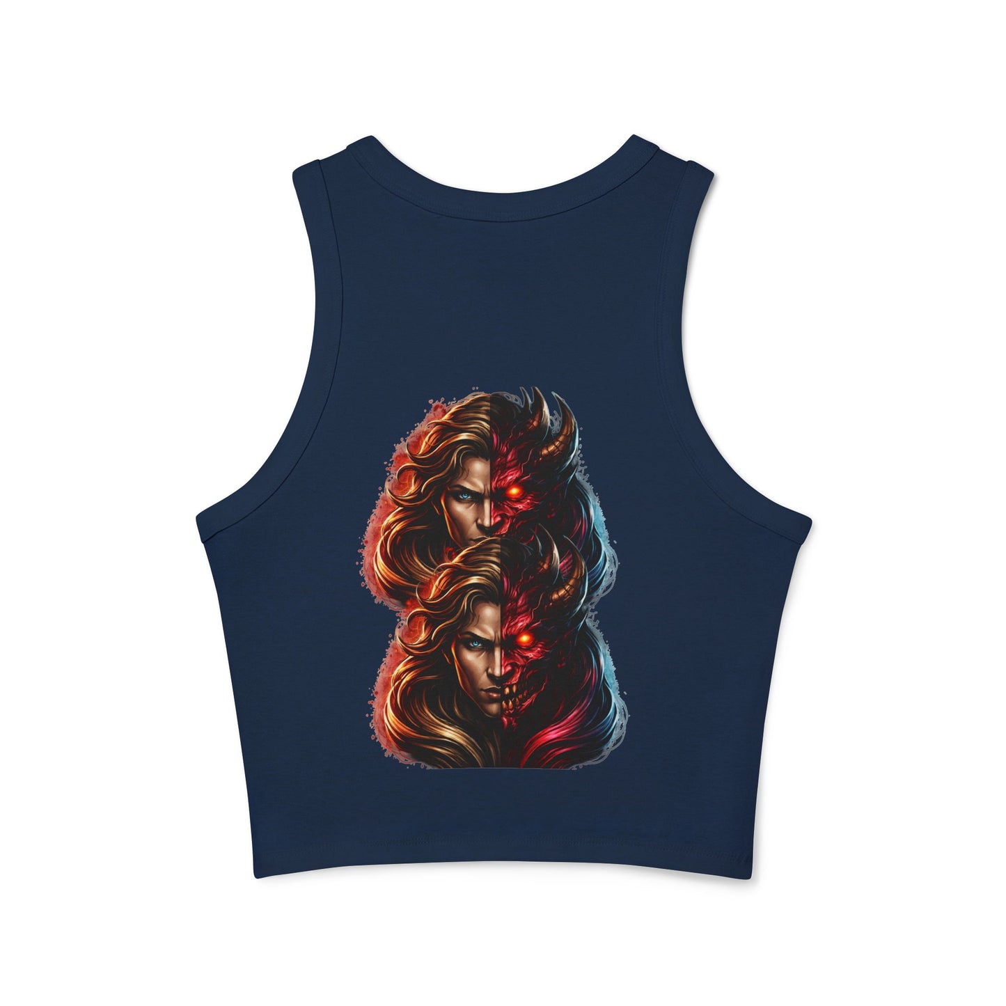 Great/hate Women's Micro Rib Racer Tank Top