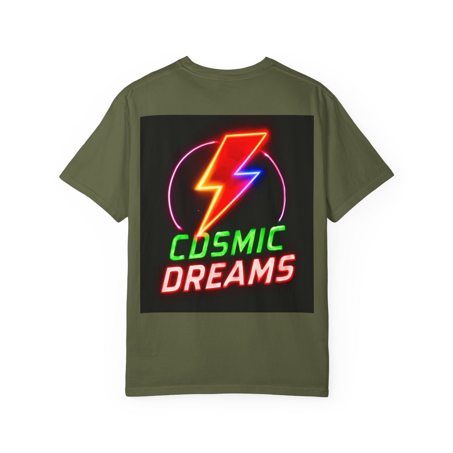 Vibrant Unisex Graphic T-Shirt, Cosmic Dreams Tee, Retro Neon Shirt, Stylish Casual Wear, Gift for Gamers & Dreamers