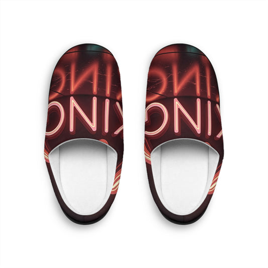 Cozy Neon Men's Indoor Slippers - Stylish Home Footwear, Perfect Gift for Him, Relaxation, and Casual Wear