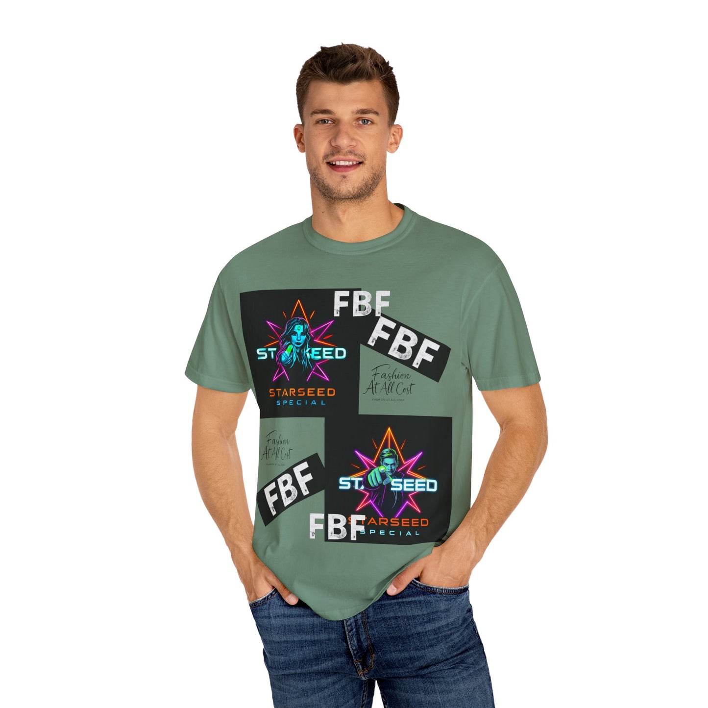 Garment-Dyed T-shirt, Trendy Graphic Tee, Casual Streetwear, Gift for Fashion Lovers, Unisex Style, Everyday Wear