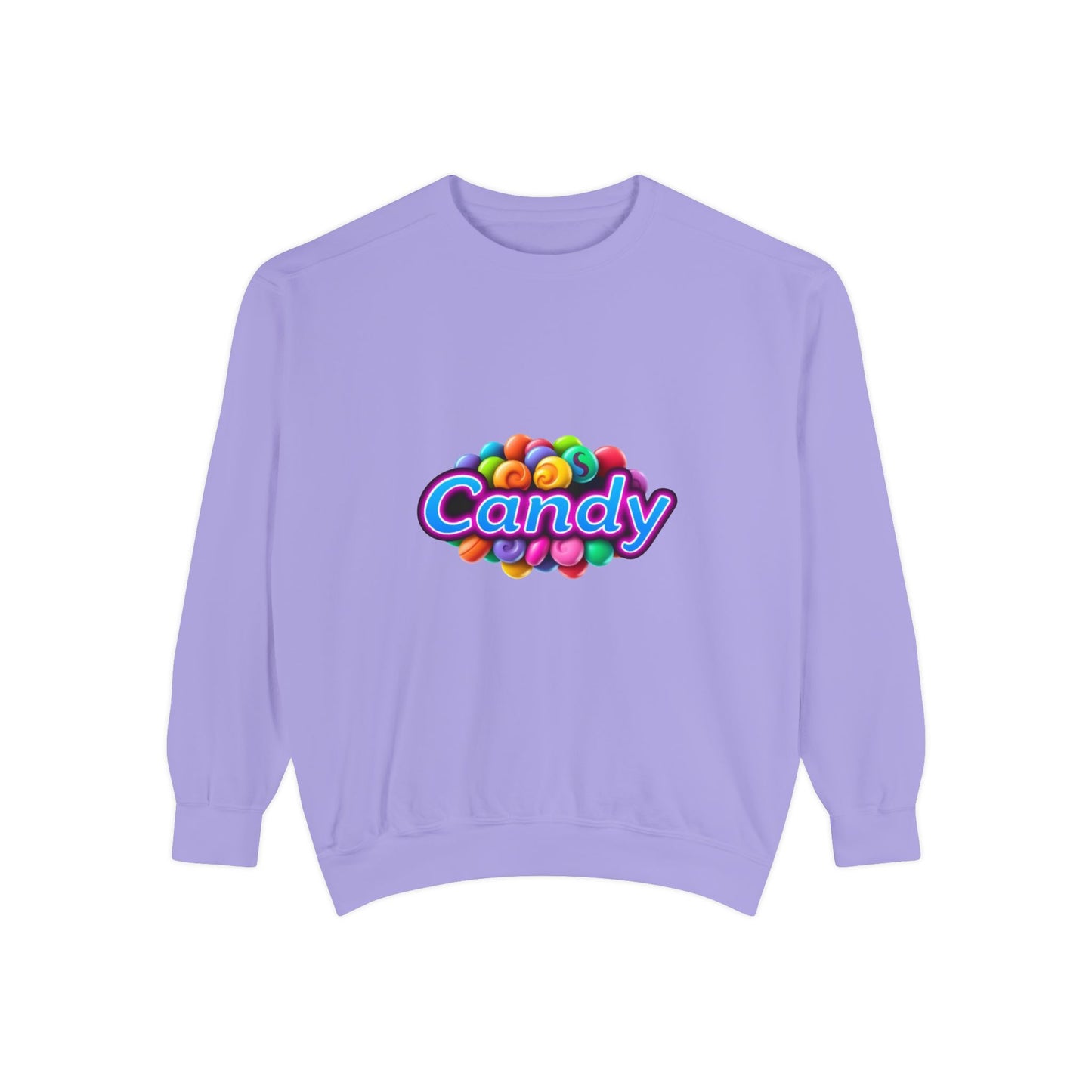 Candy-Themed Unisex Garment-Dyed Sweatshirt - Nostalgic Apparel for Sweet Lovers, Cozy Casual Wear, Gift for Candy Lovers, Colorful [...]