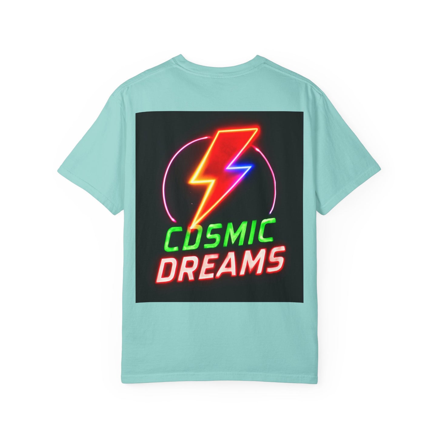 Vibrant Unisex Graphic T-Shirt, Cosmic Dreams Tee, Retro Neon Shirt, Stylish Casual Wear, Gift for Gamers & Dreamers