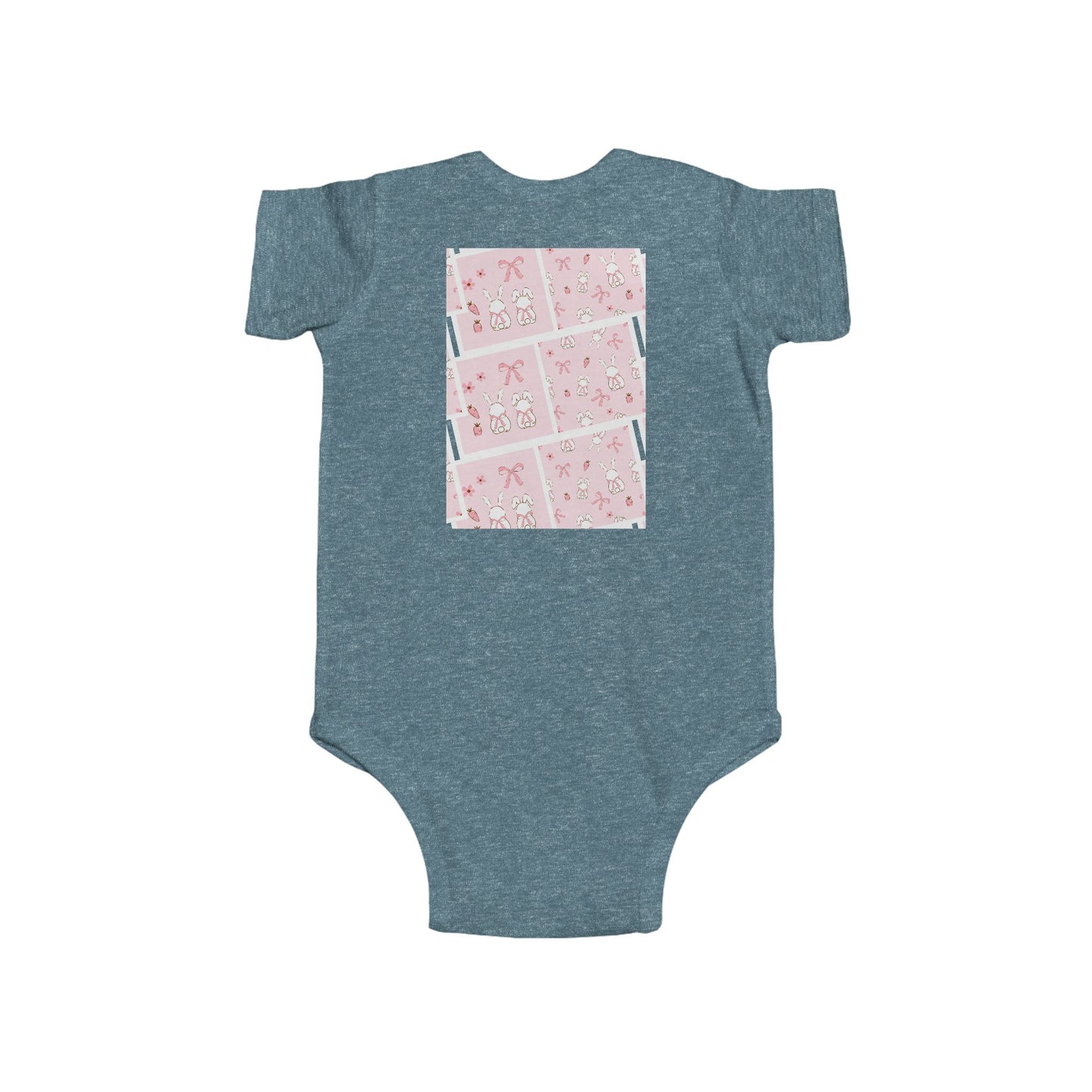 Pink bunnies Infant Fine Jersey Bodysuit