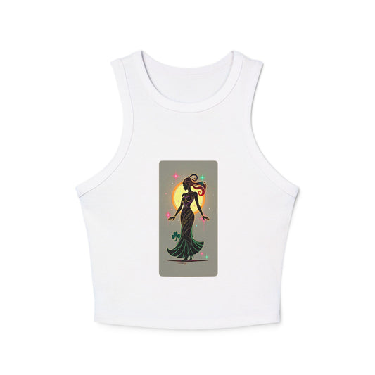Women's Micro Rib Racer Tank Top