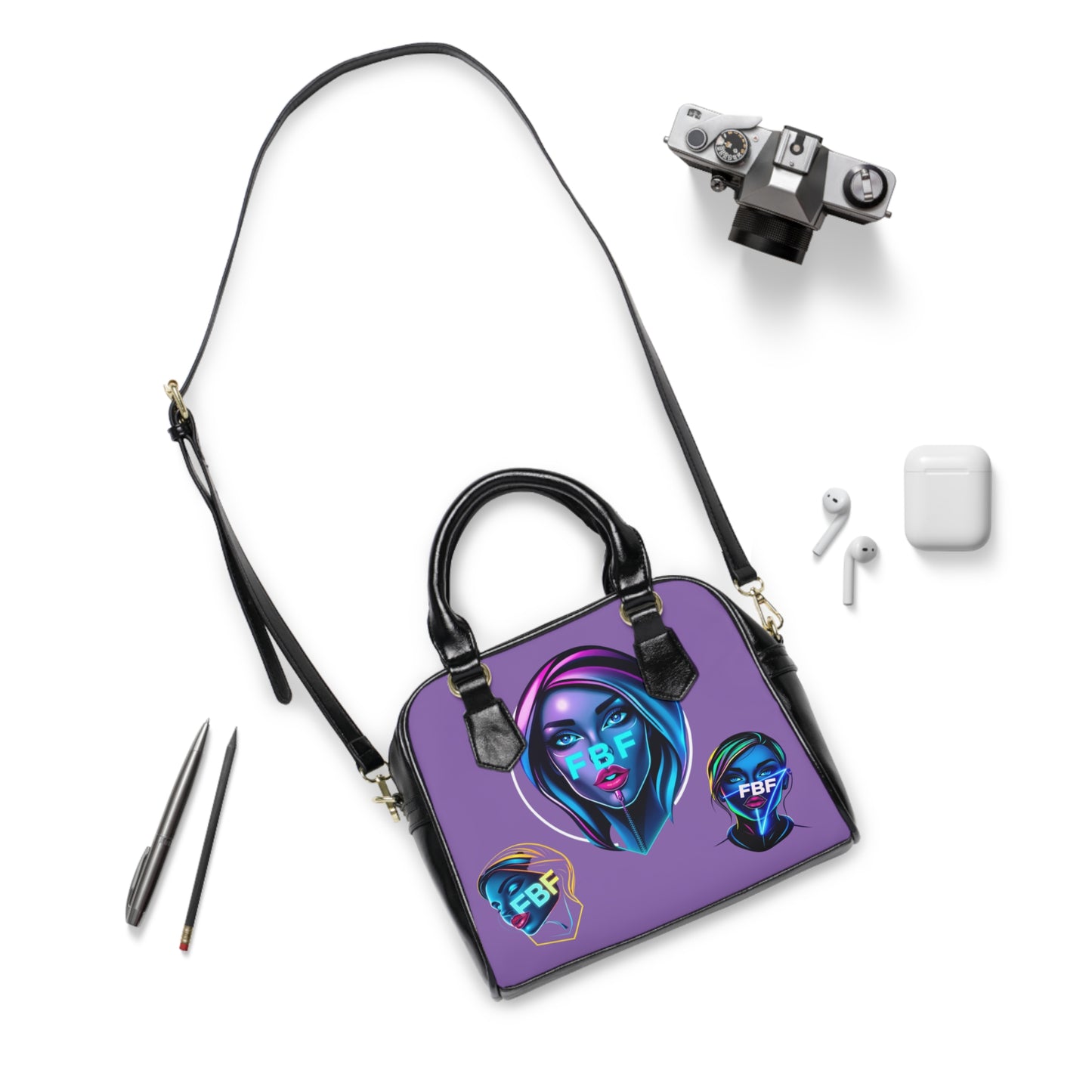 Vibrant Shoulder Handbag, Fashionable Bag for Women, Stylish Tote, Everyday Purse, Gift for Her, Trendy Accessory