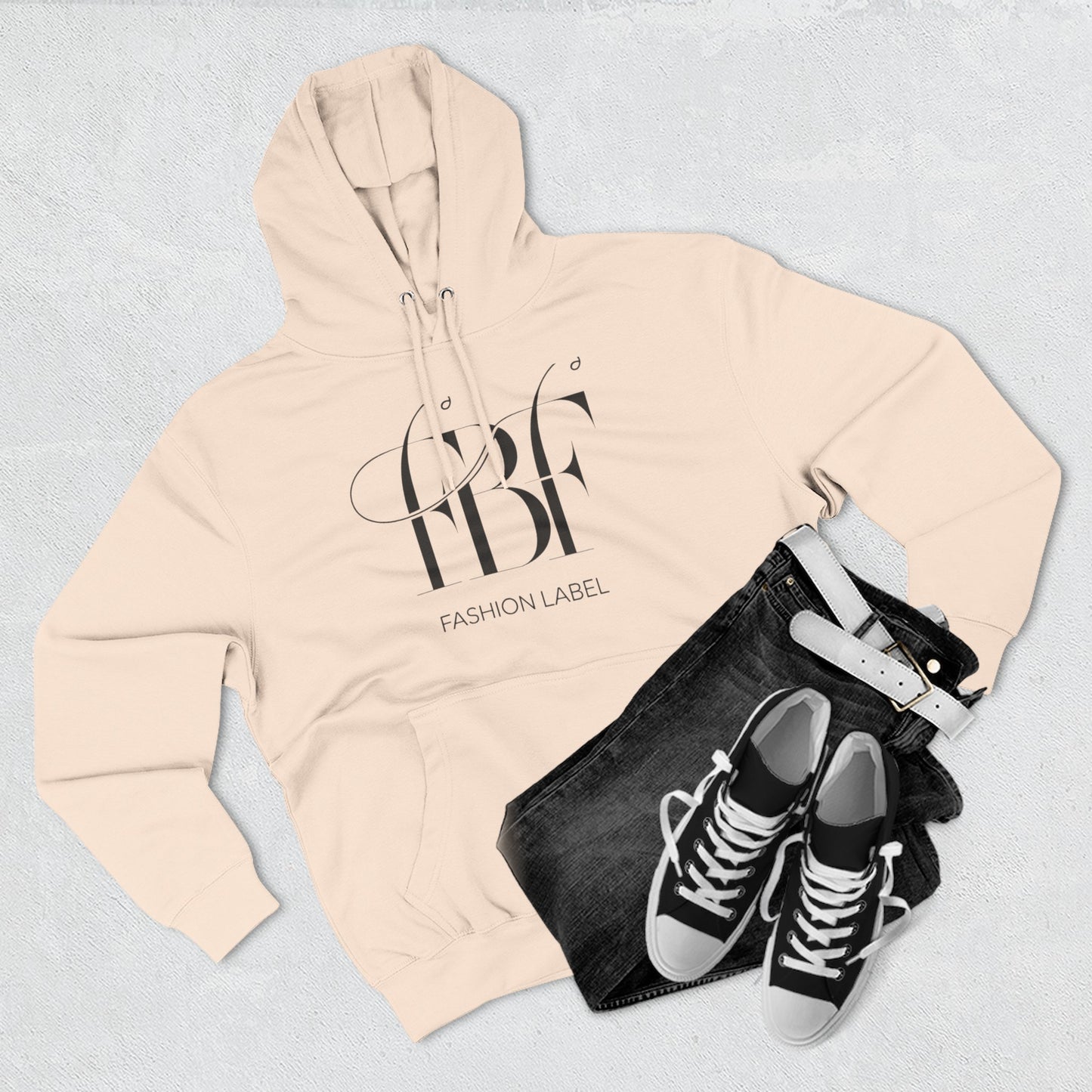 Chic Three-Panel Hoodie | Cozy Fashion, Casual Wear, Gift for Her, Trendy Outfit, Statement Piece