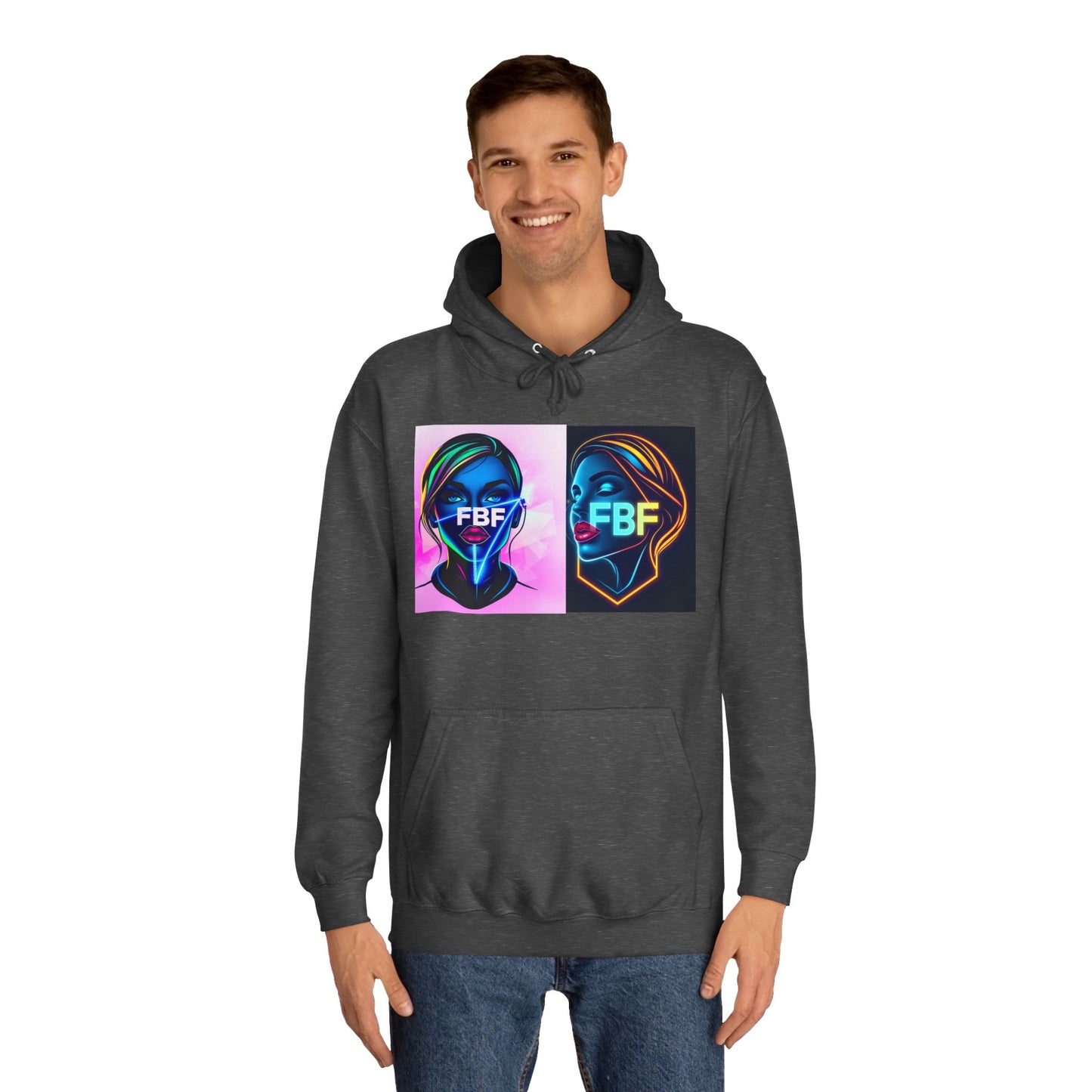 Vibrant Unisex College Hoodie with Neon Graphic Design, Trendy Sweatshirt, College Apparel, Unisex Hoodie, Gift for Students, [...]