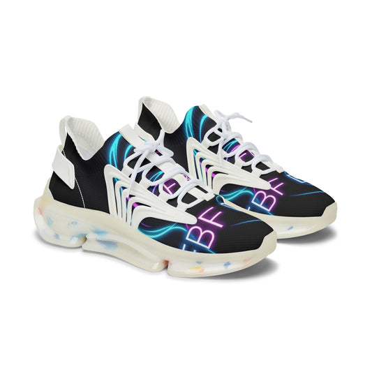 Women's Mesh Sneakers with Neon Glow Design | Stylish Athletic Shoes for Everyday Wear, Fashion, Fitness