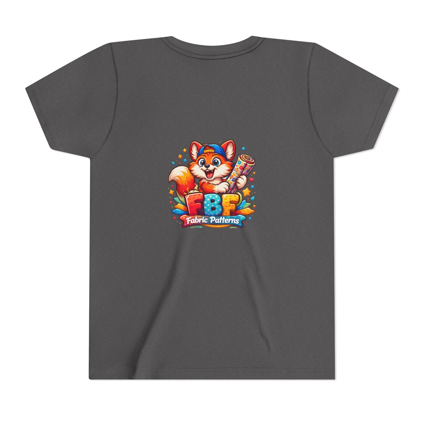 Youth Tee — Colorful Cartoon Fox 'FBF' Logo Kids Shirt
