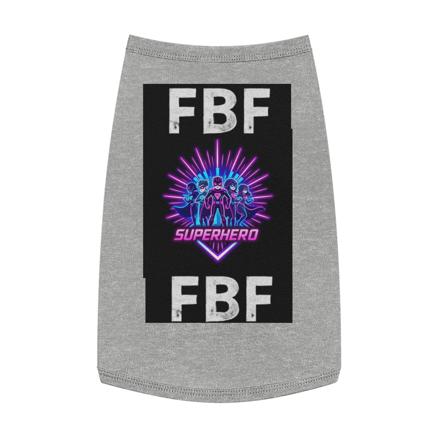 Superhero Pet Tank Top | Cute Dog Shirt, Pet Apparel for Comic Lovers, Gift for Pet Owners, Summer Wear, FBF Design