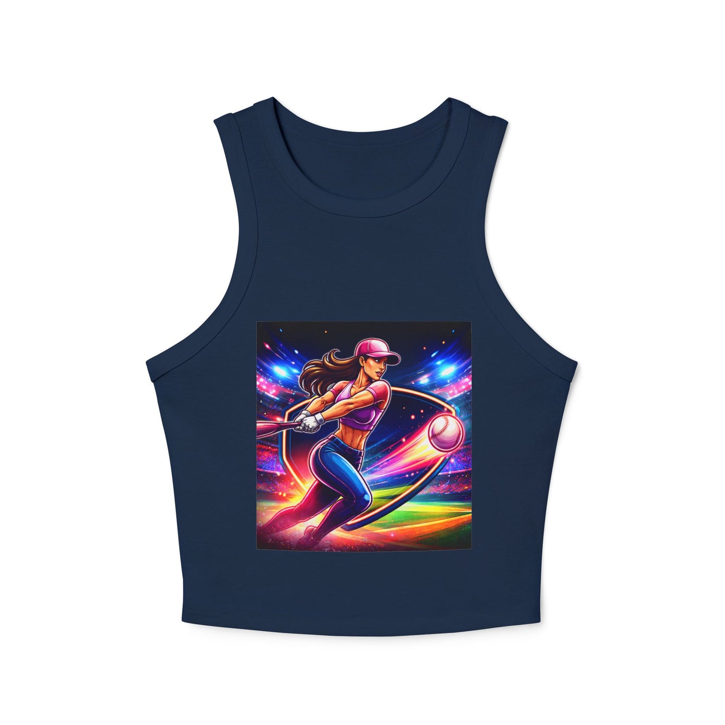 Women's Micro Rib Racer Tank Top