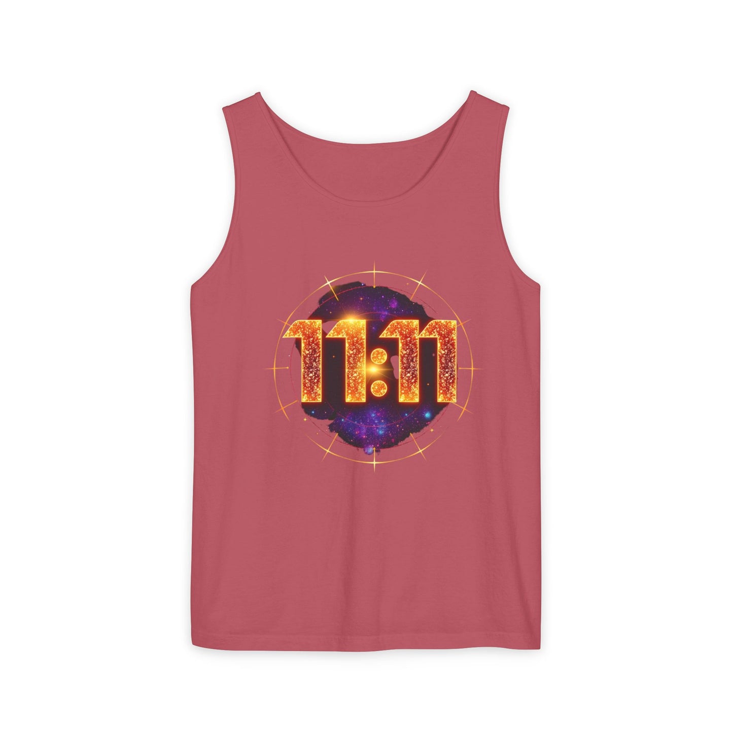 Celestial Glow Tank Top - 11:11 Design, Unisex, Festival Wear, Summer Style, Spiritual Gift, Casual Comfort