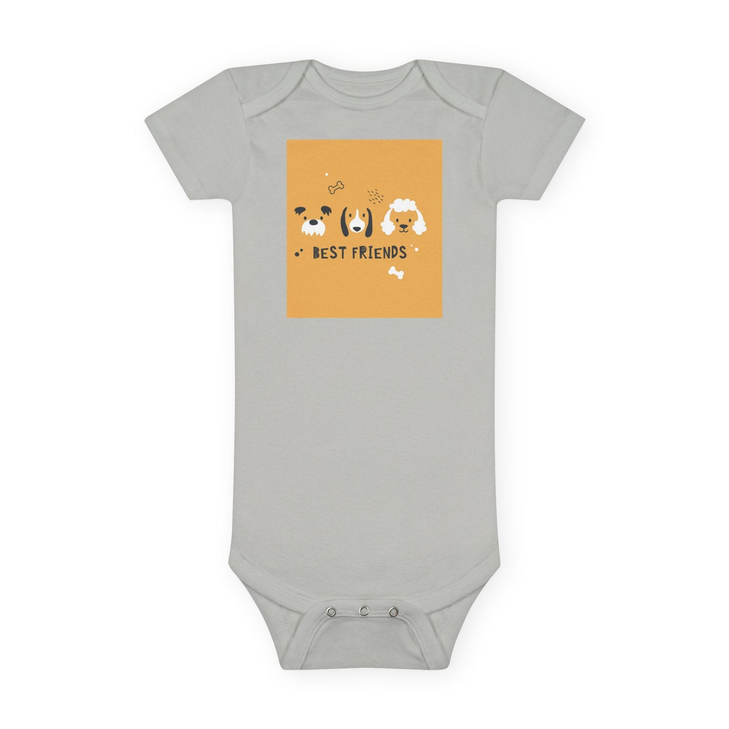 Best friends doggie Baby Short Sleeve Onesie®