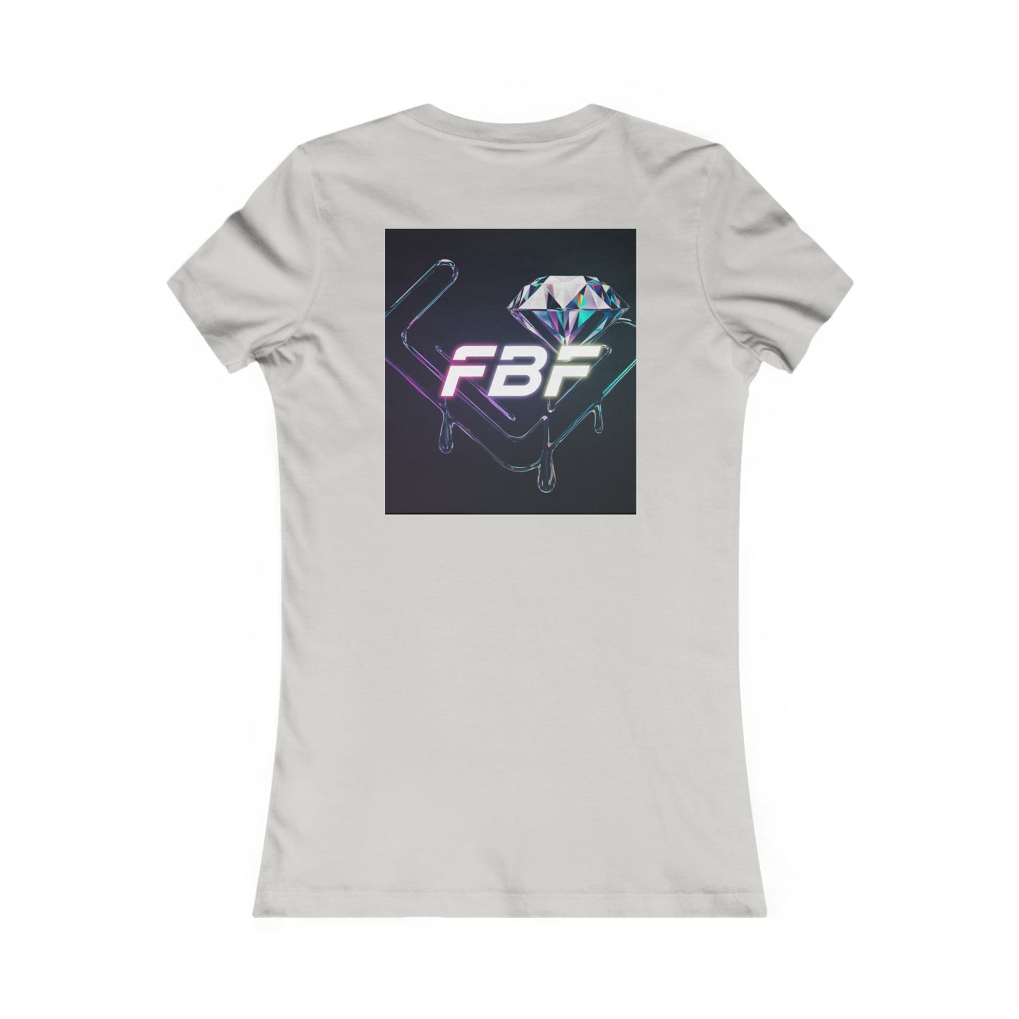 Retro Neon Femme Tee — Cyber City Silhouette & Diamond FBF Graphic