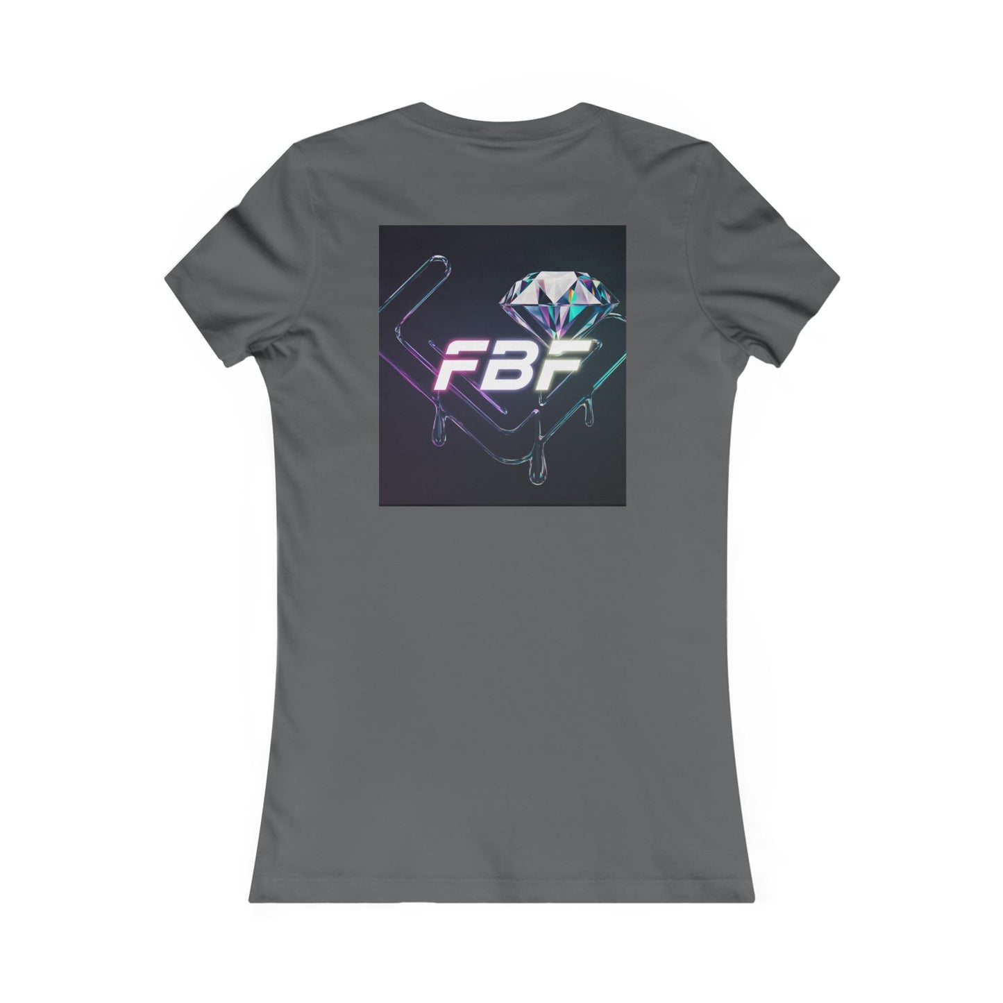 Retro Neon Femme Tee — Cyber City Silhouette & Diamond FBF Graphic
