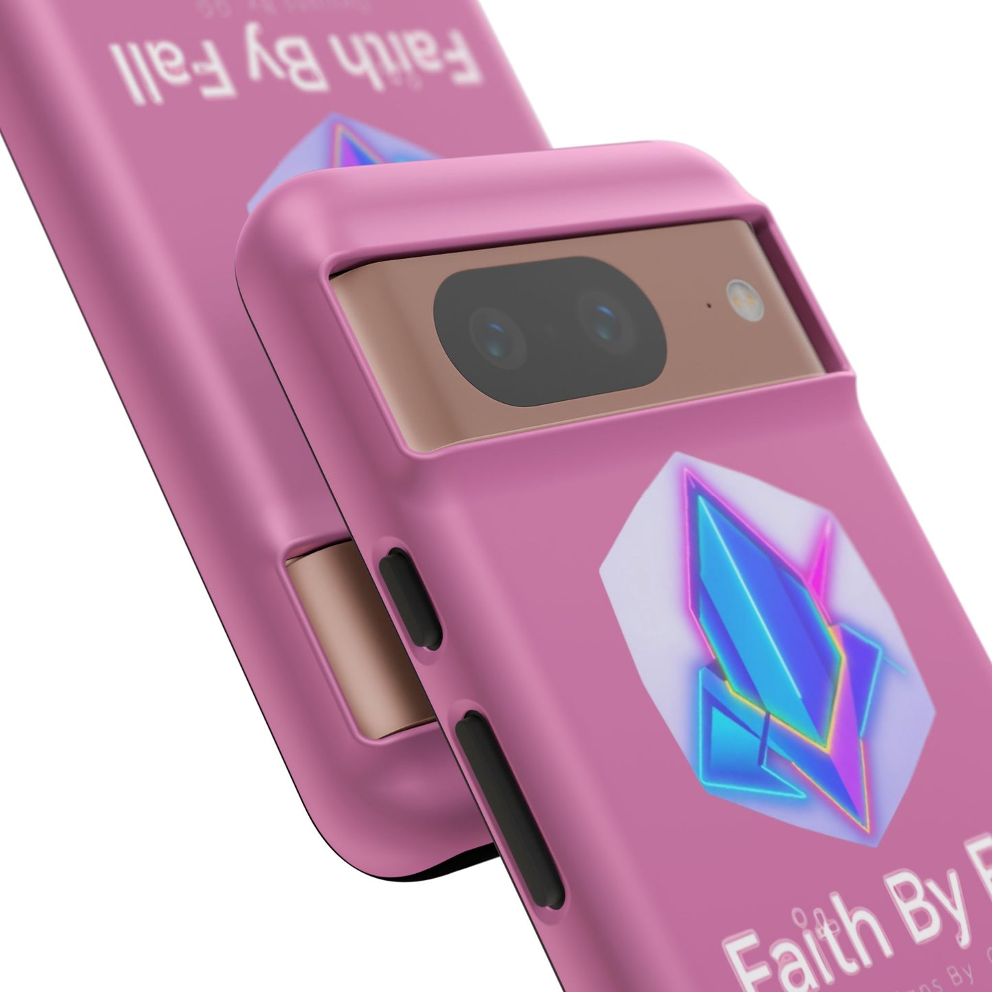 Vibrant Phone Case with Motivational Design - Faith By Fall, Colorful Phone Cover, Customizable Mobile Accessory, Unique Gift Idea, [...]