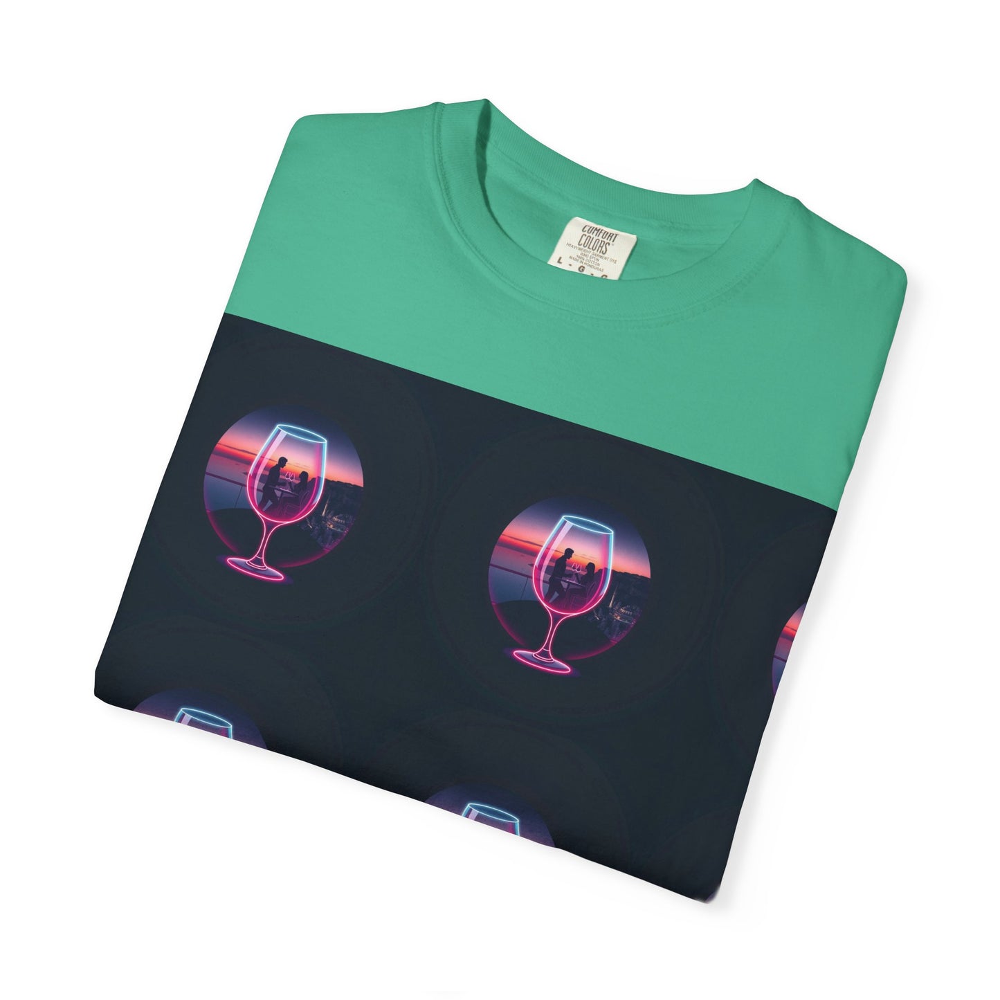 Retro Sunset Glasses T-Shirt, Unisex Garment-Dyed Tee for Casual Wear, Vintage Aesthetic Shirt, Gift for Friends, Summer Vibes Tee, [...]