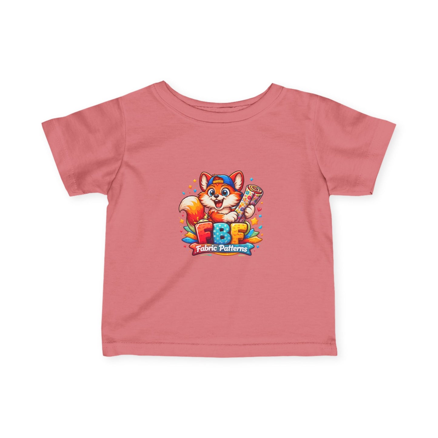 Infant Tee — Cute Fox "Faith Fox" Graphic Baby Shirt