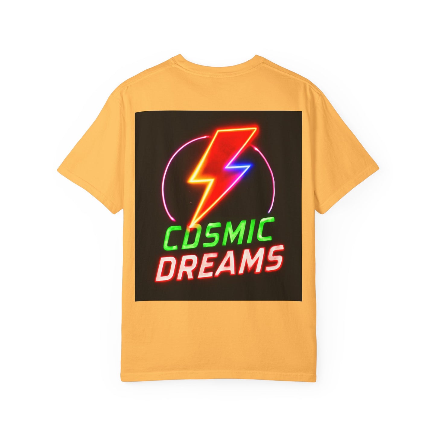 Vibrant Unisex Graphic T-Shirt, Cosmic Dreams Tee, Retro Neon Shirt, Stylish Casual Wear, Gift for Gamers & Dreamers