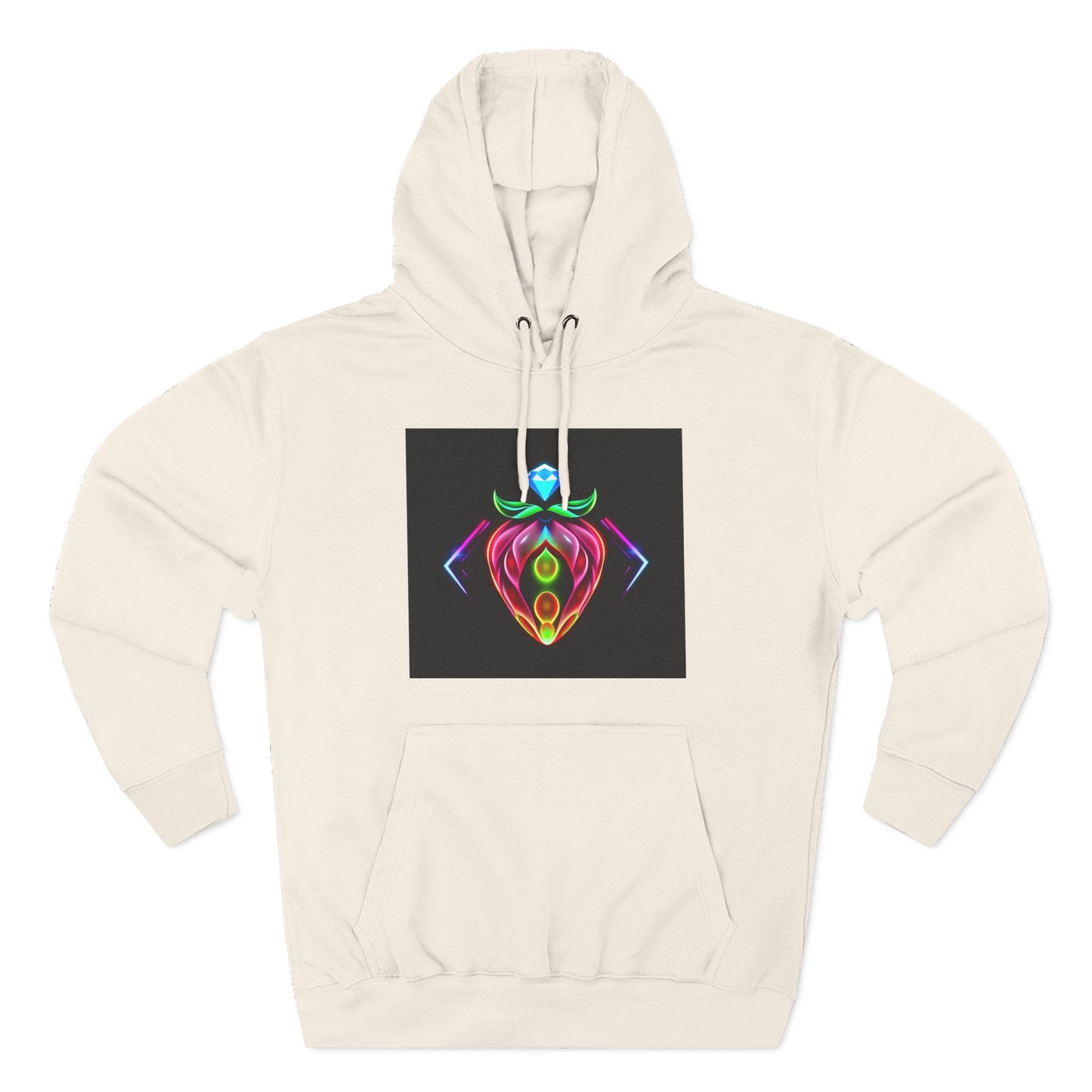 Vibrant Art Hoodie, Colorful Fleece Hoodie, Unique Sweatshirt, Artistic Gift, Cozy Layer for Every Occasion