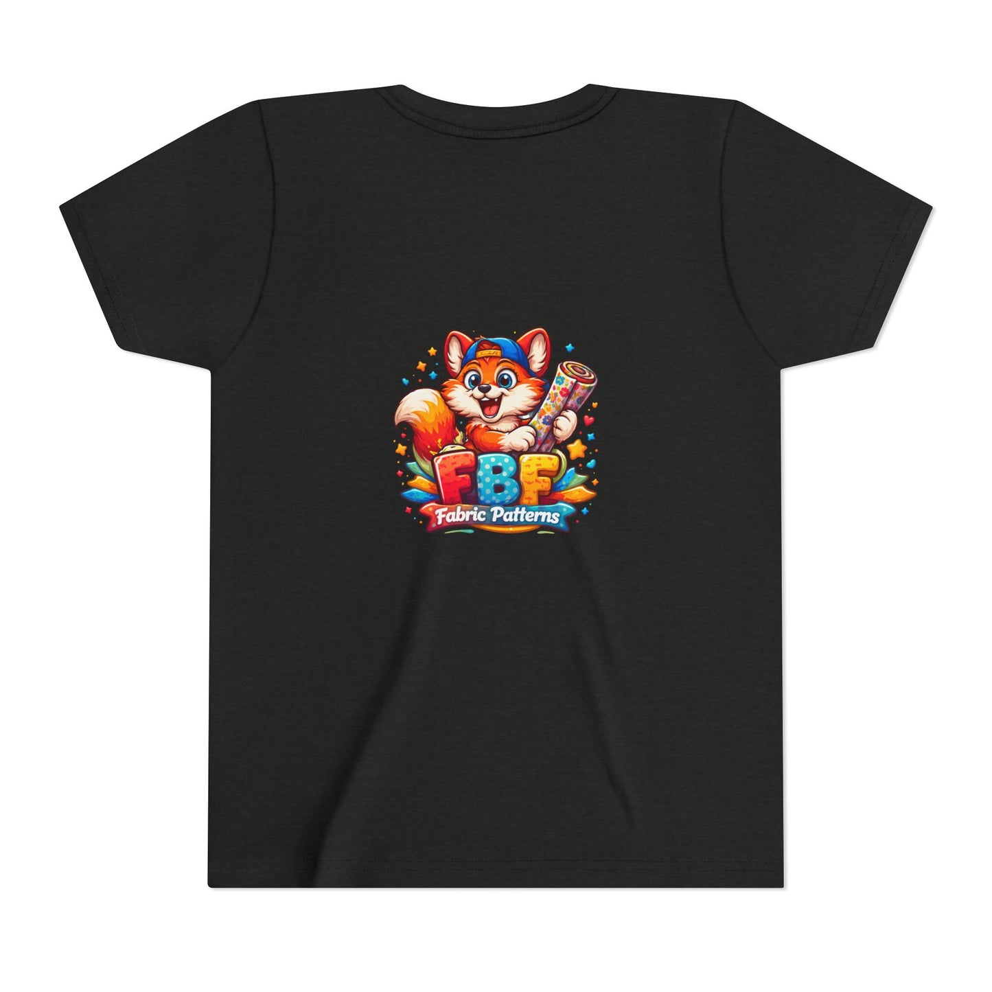 Youth Tee — Colorful Cartoon Fox 'FBF' Logo Kids Shirt