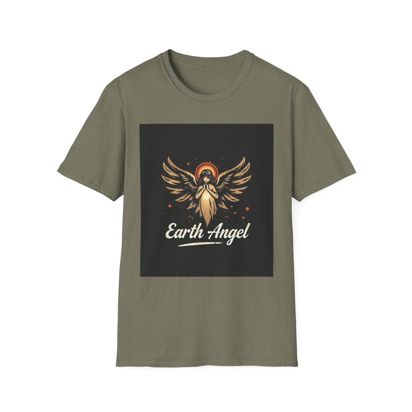 Earth Angel Unisex T-Shirt | Softstyle Tee for Comfort, Great Gift for Birthdays, Casual Wear, Spiritual Gifts, Music Festivals