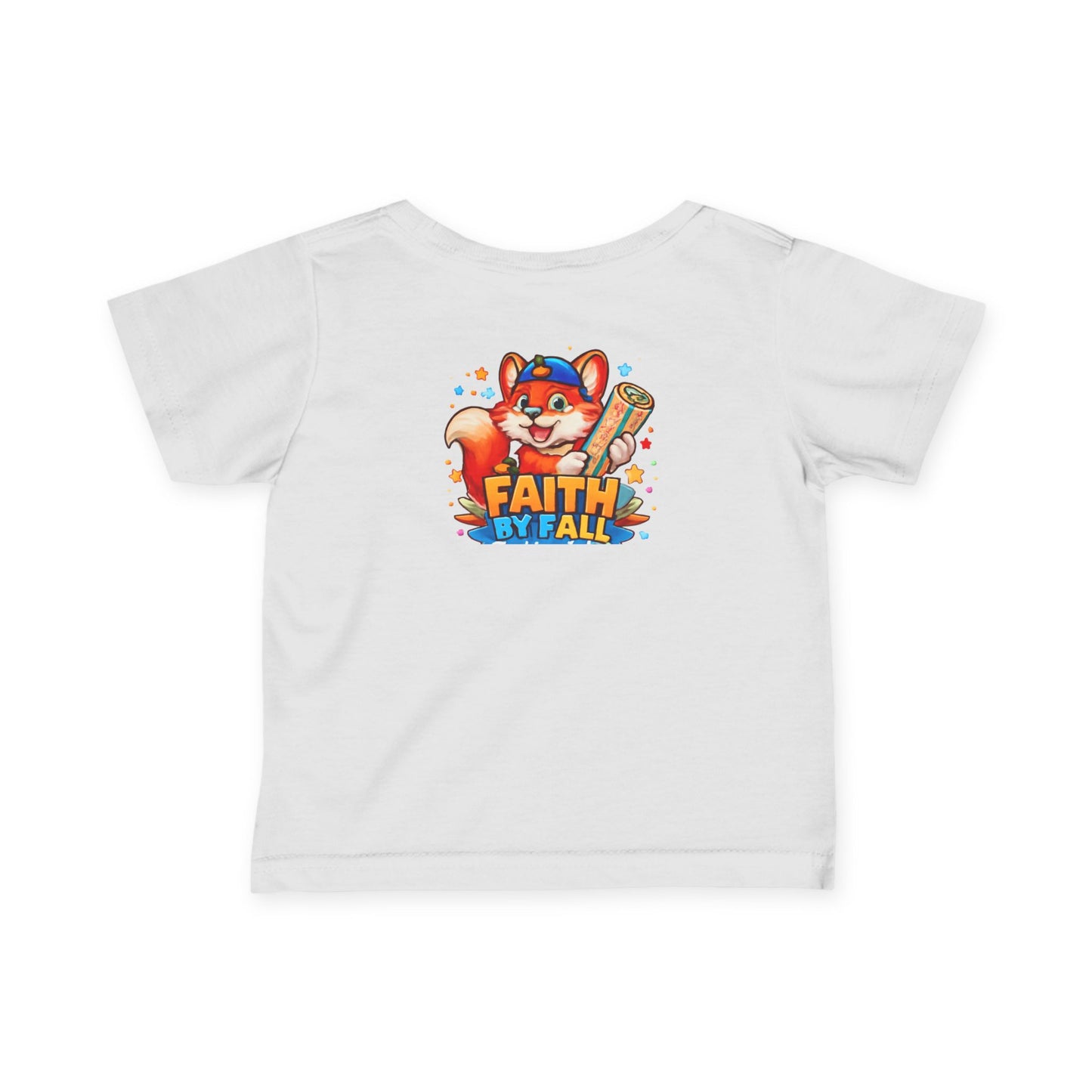 Infant Tee — Cute Fox "Faith Fox" Graphic Baby Shirt