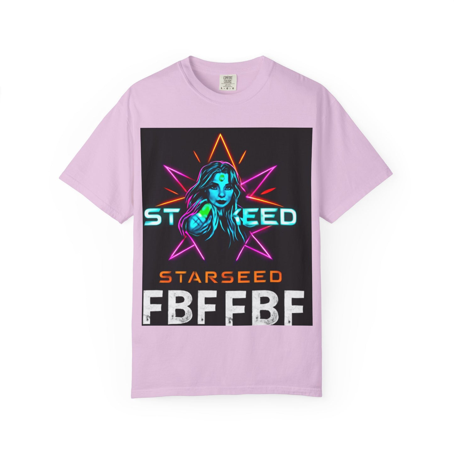 Neon Graphic T-Shirt - Starseed FBF Tee, Unisex Fashion, Cool Gift, Festival Wear, Retro Style, Casual Streetwear