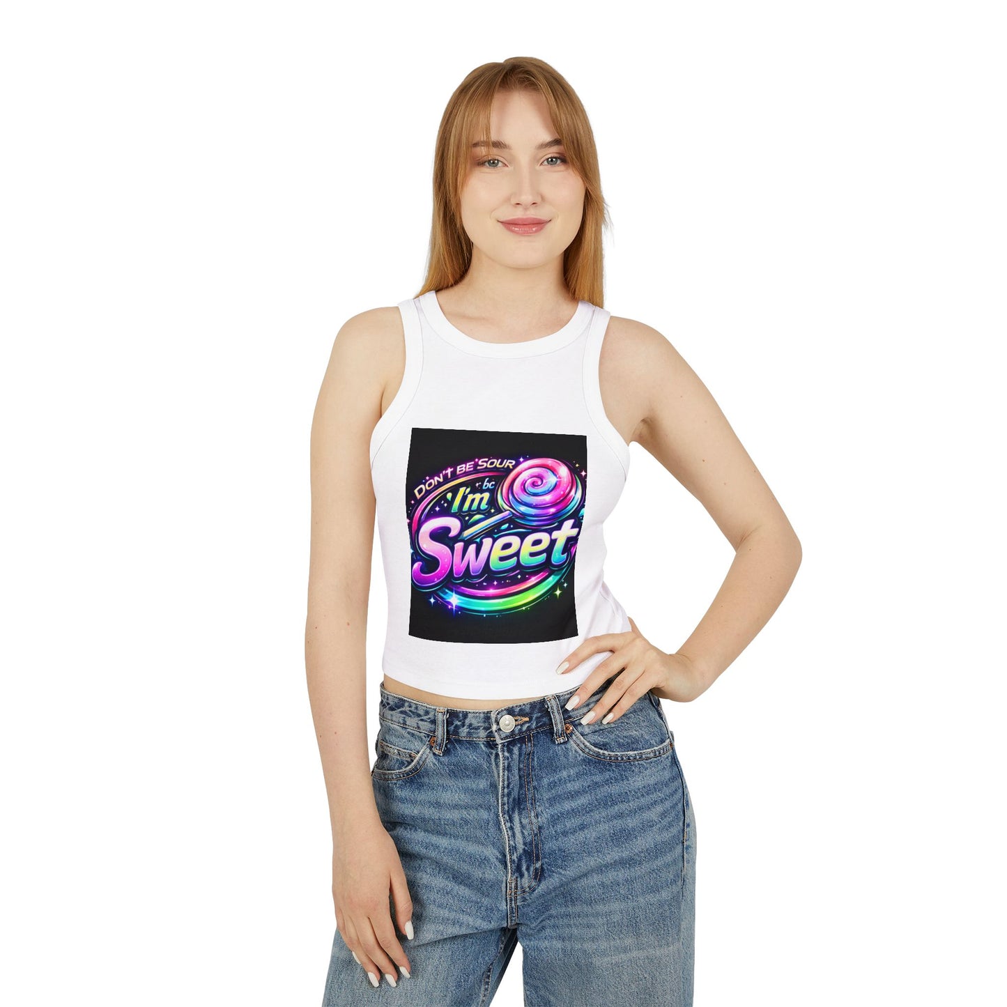 Women's Micro Rib Racer Tank Top