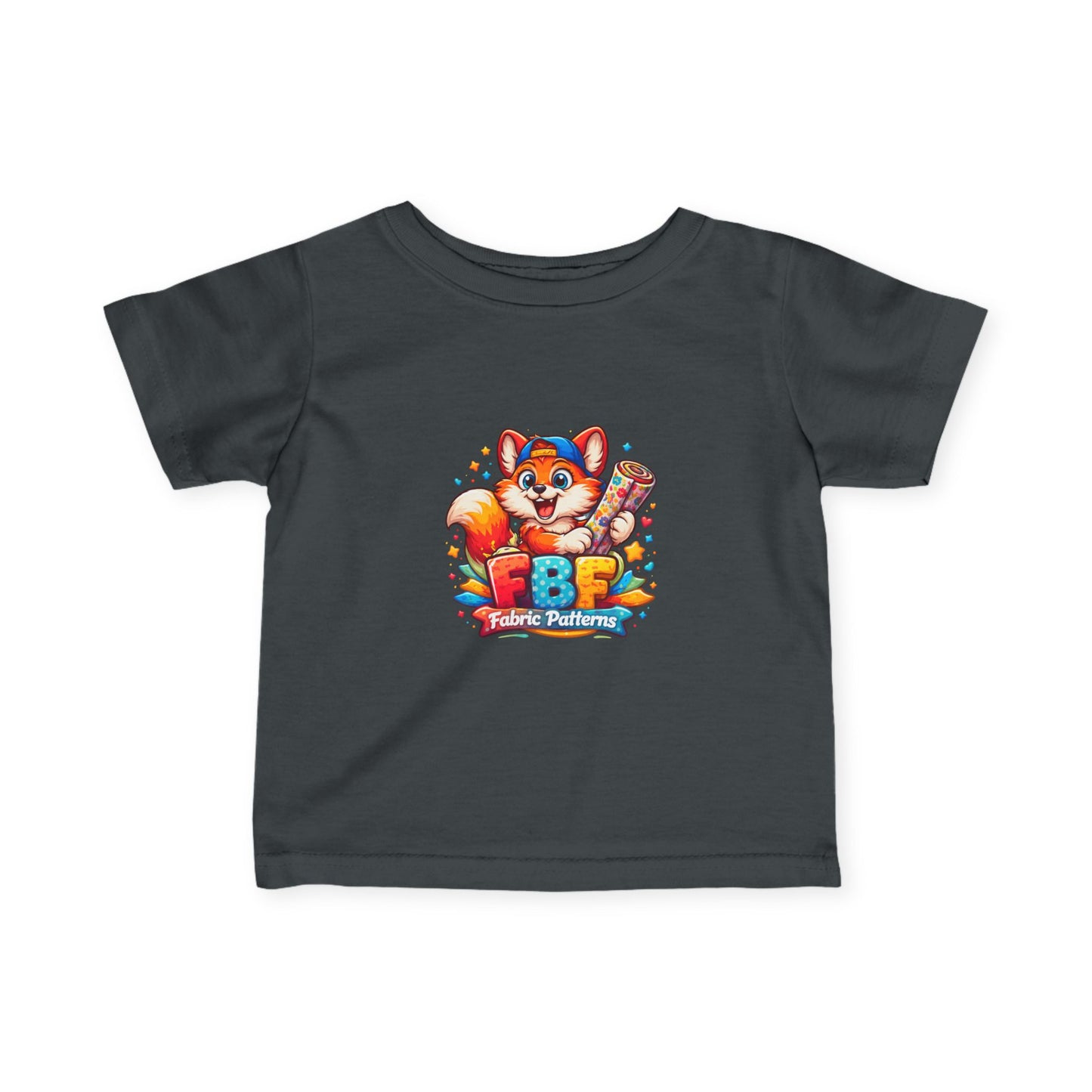 Infant Tee — Cute Fox "Faith Fox" Graphic Baby Shirt