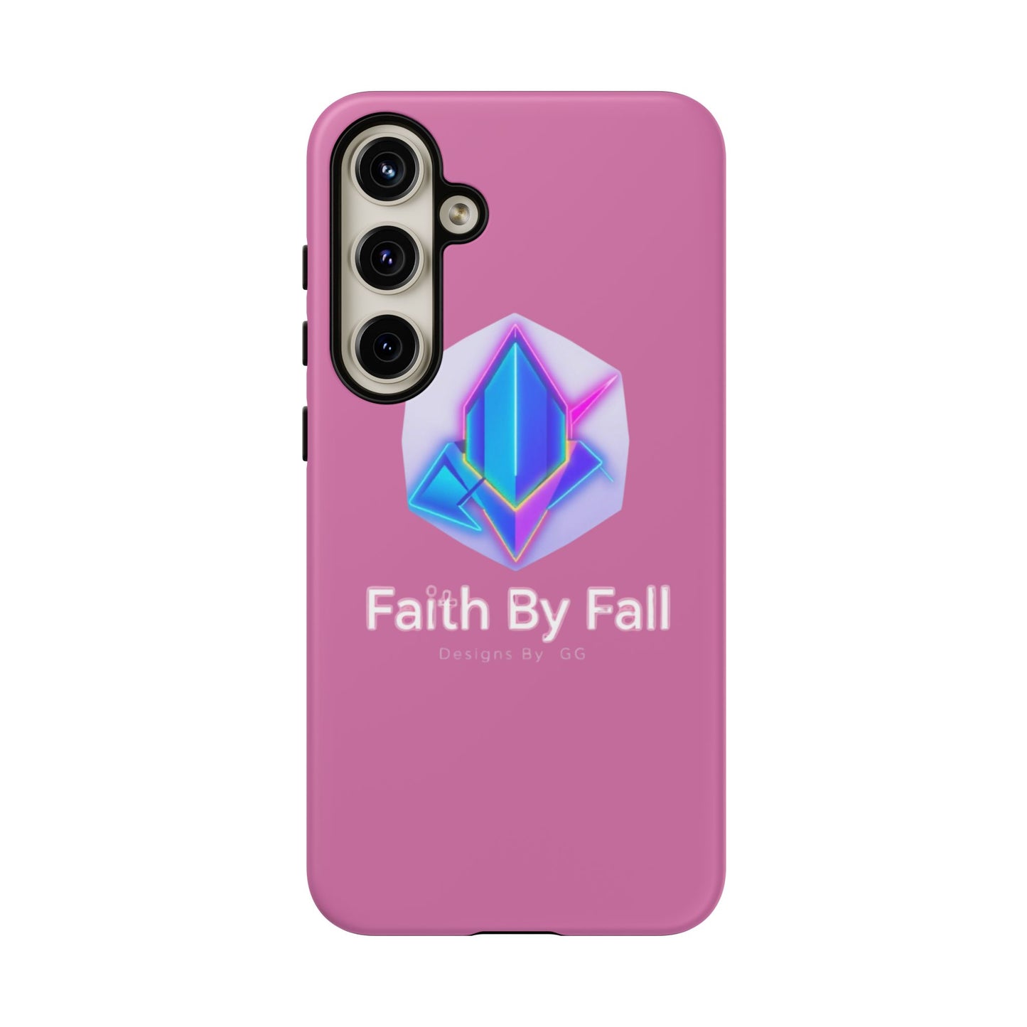 Vibrant Phone Case with Motivational Design - Faith By Fall, Colorful Phone Cover, Customizable Mobile Accessory, Unique Gift Idea, [...]