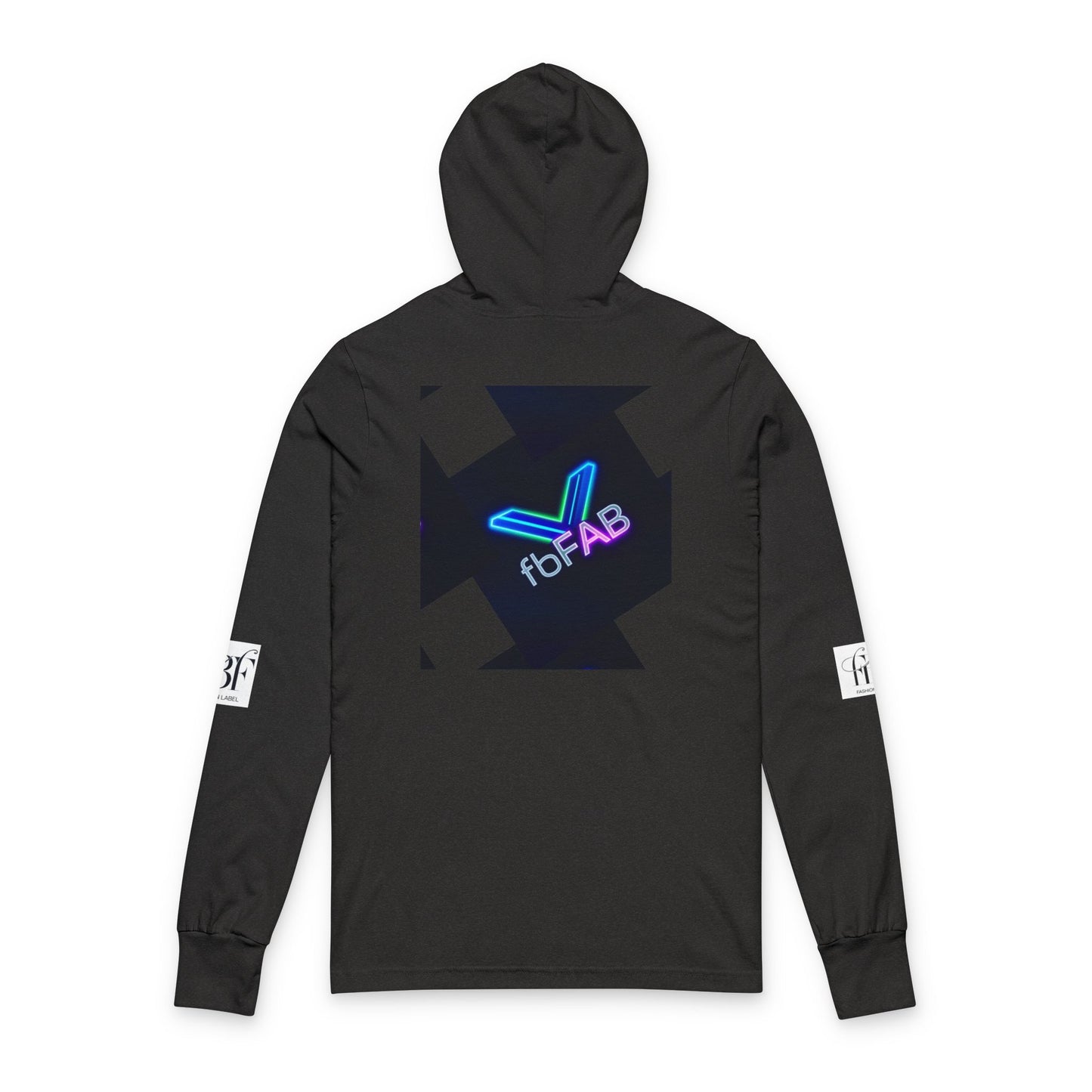 Vibrant Graphic Unisex Hooded Long Sleeve Tee - Fitness and Style Fusion