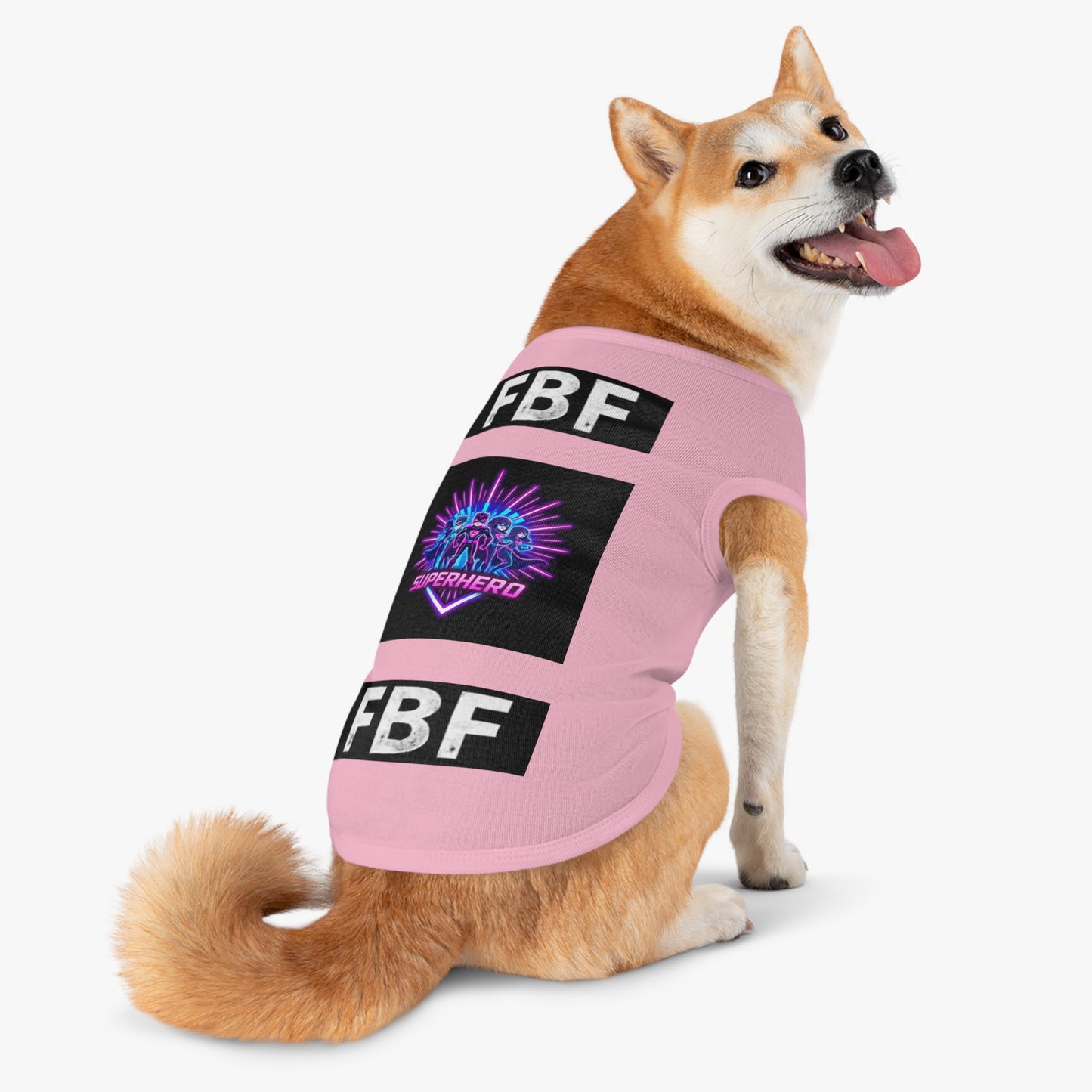 Superhero Pet Tank Top | Cute Dog Shirt, Pet Apparel for Comic Lovers, Gift for Pet Owners, Summer Wear, FBF Design