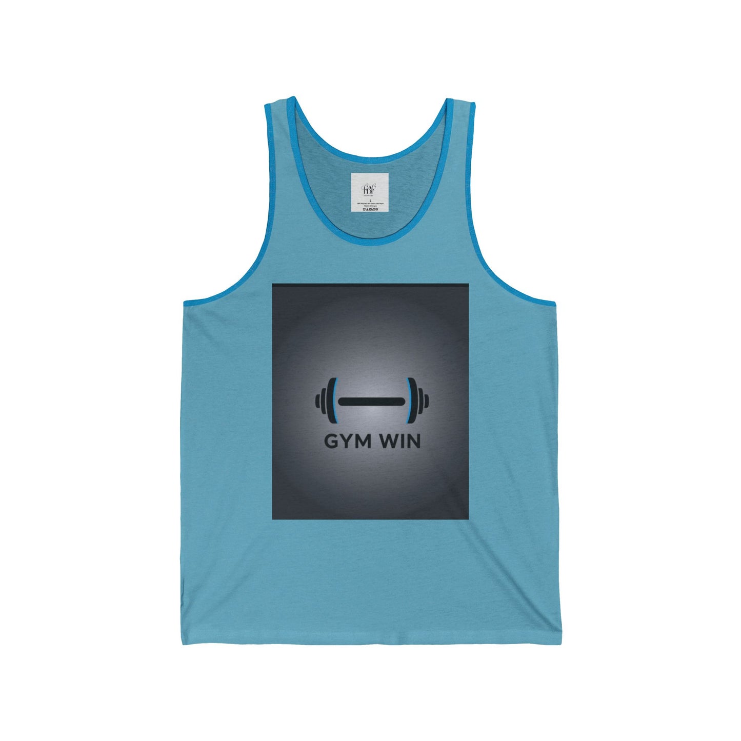 Unisex Jersey Tank - Gym Win & Faith By Fall Designs