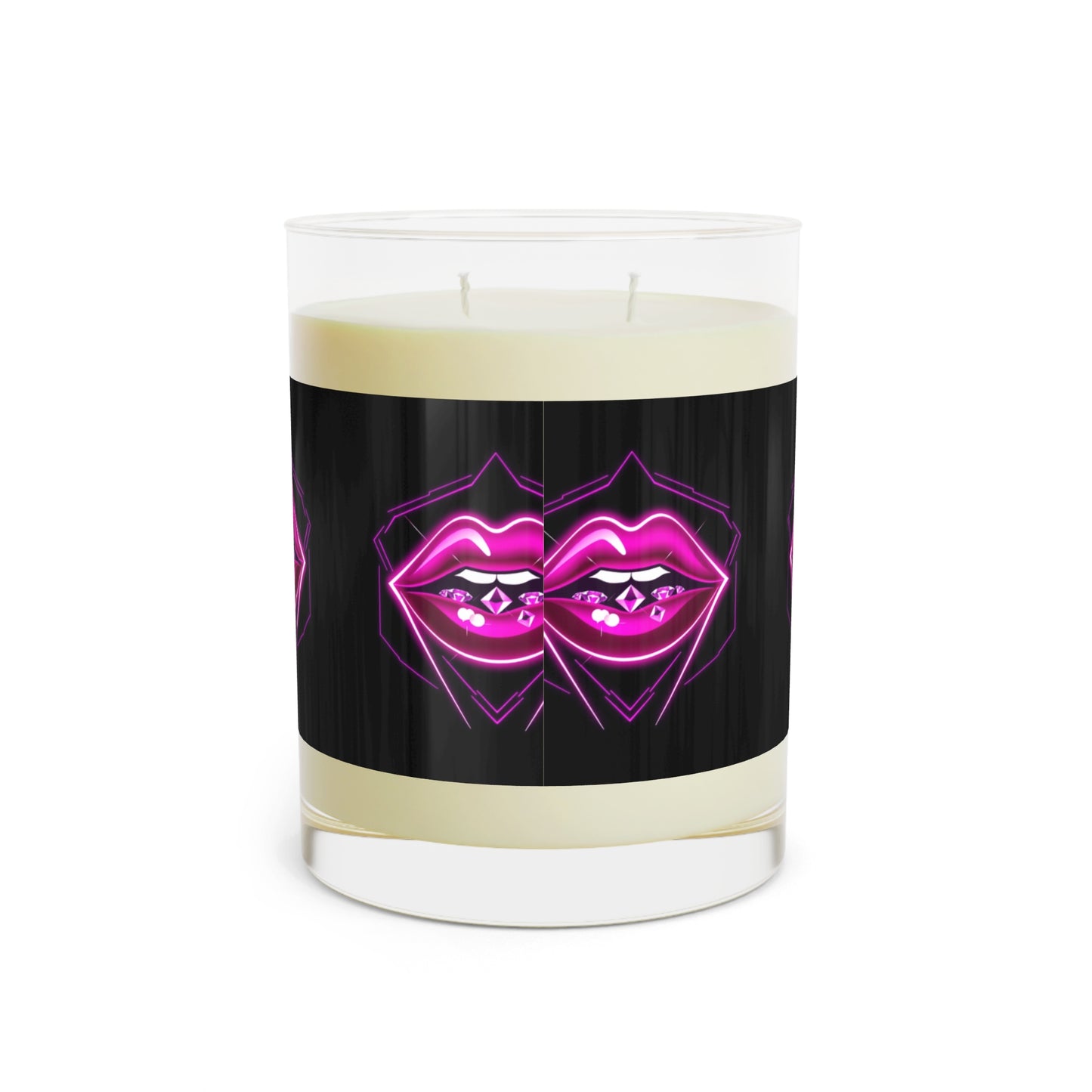 Glamorous Scented Candle - Full Glass Beauty, Decorative Aromatherapy Candle, Luxury Gift for Her, Home Decor, Self-Care Essential