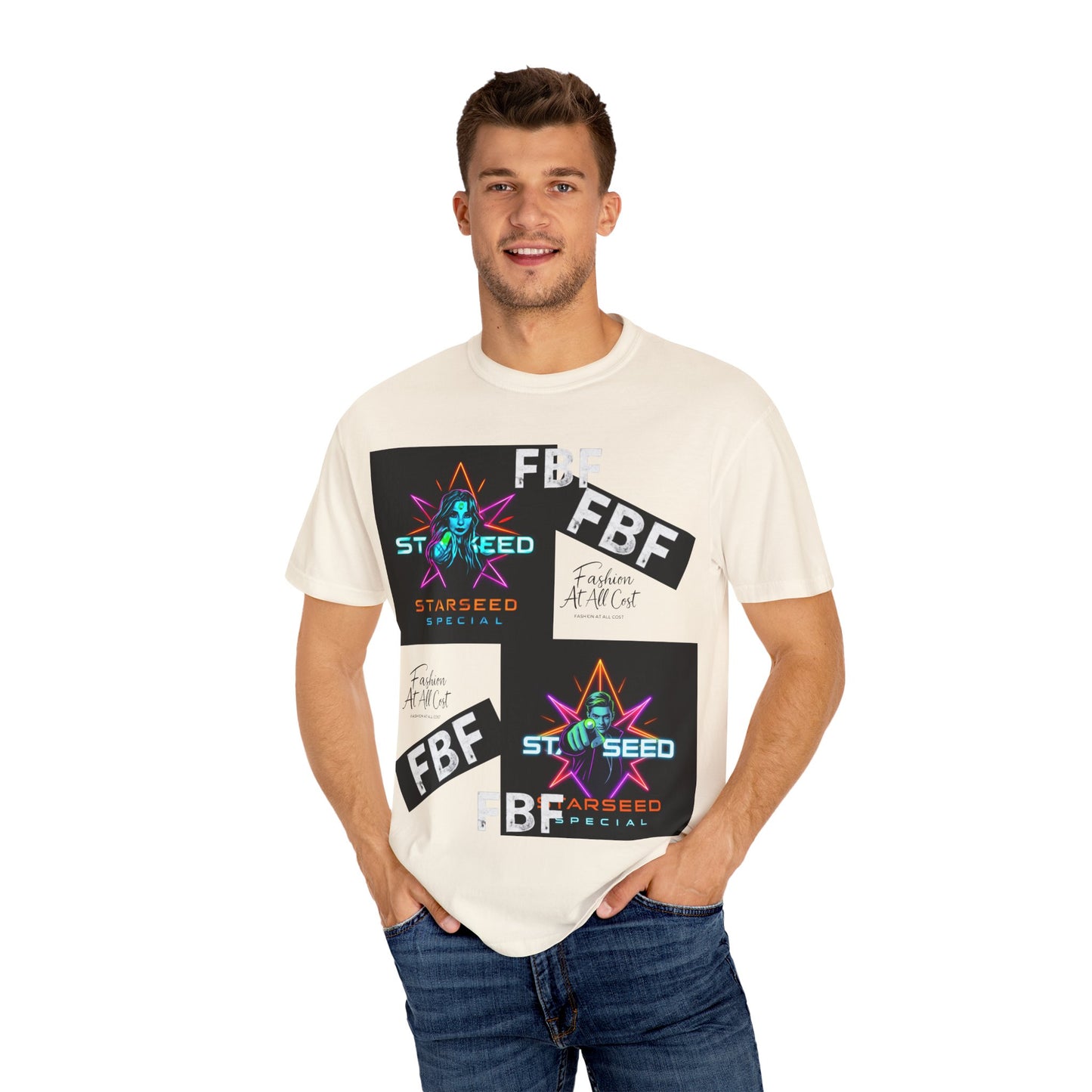 Garment-Dyed T-shirt, Trendy Graphic Tee, Casual Streetwear, Gift for Fashion Lovers, Unisex Style, Everyday Wear