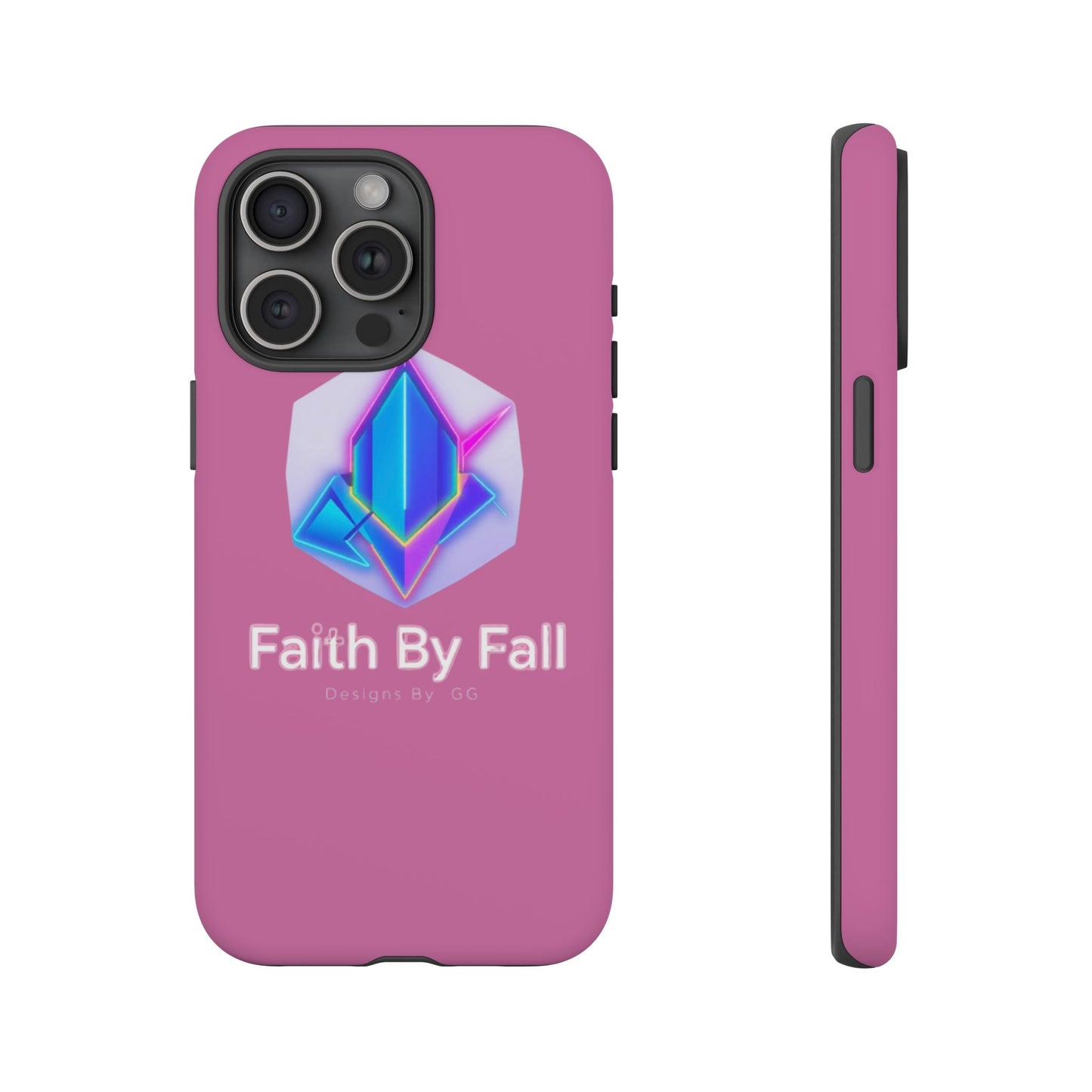 Vibrant Phone Case with Motivational Design - Faith By Fall, Colorful Phone Cover, Customizable Mobile Accessory, Unique Gift Idea, [...]